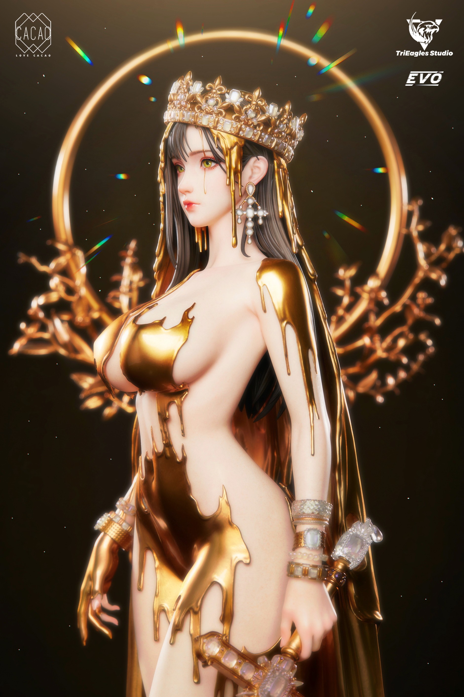 Original EVOLUTION- GOLDEN AGE statue GK (authorized), TTriEagles Studio, pre-sale