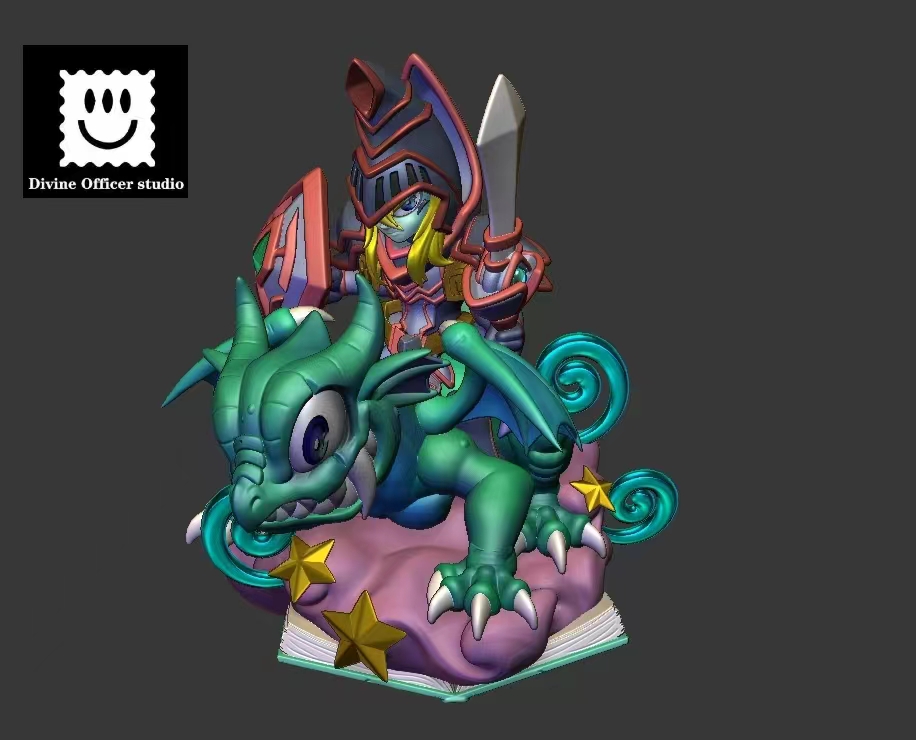 Yu-Gi-Oh! Timaeus Black Magician and Black Witch Statue GK, Priest Studio, Pre-sale