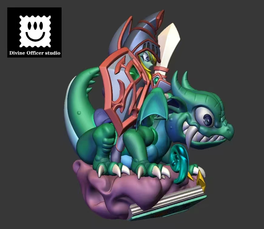 Yu-Gi-Oh! Timaeus Black Magician and Black Witch Statue GK, Priest Studio, Pre-sale