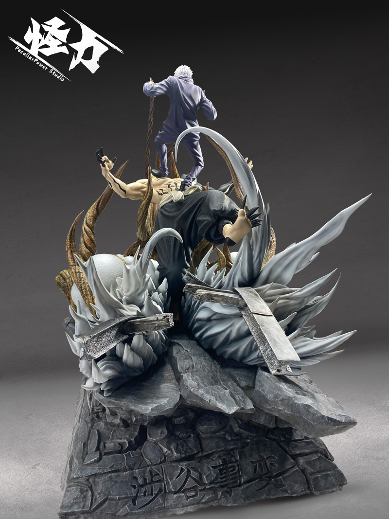 Jujutsu Express Shibuya Incident Gojo Satoru vs. Hanami 1/6 Statue GK, Peculiar Power Studio, pre-sale-KWII-GK