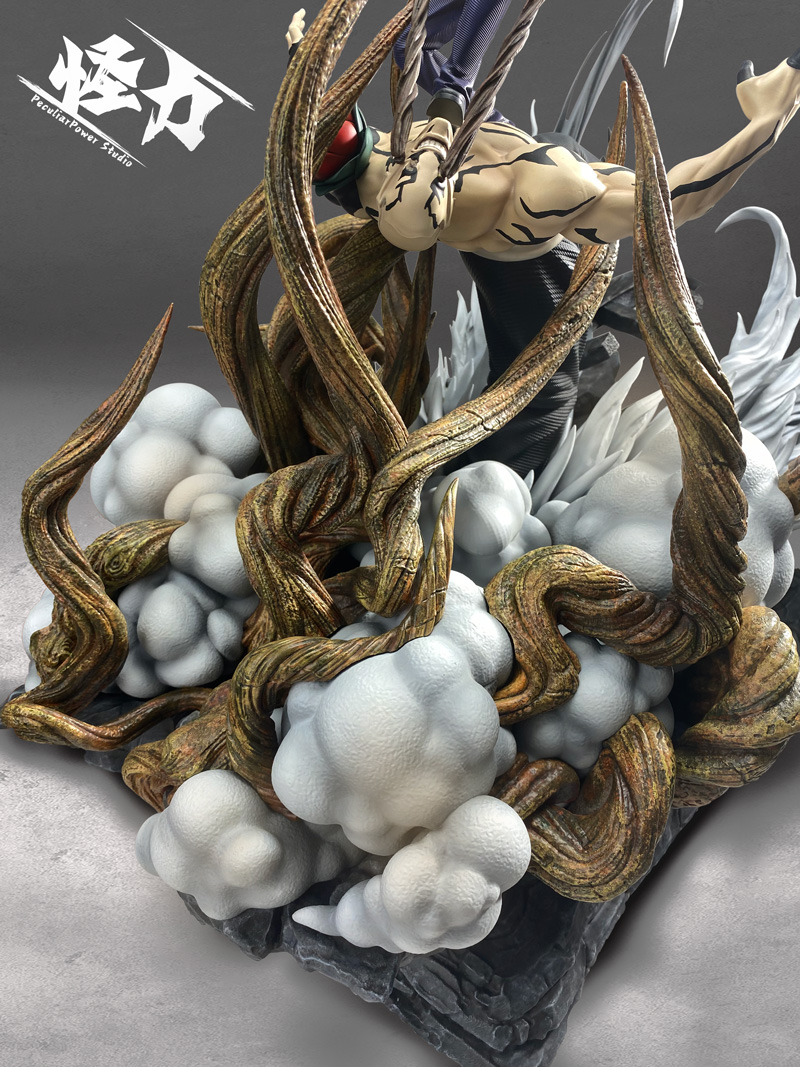 Jujutsu Express Shibuya Incident Gojo Satoru vs. Hanami 1/6 Statue GK, Peculiar Power Studio, pre-sale-KWII-GK