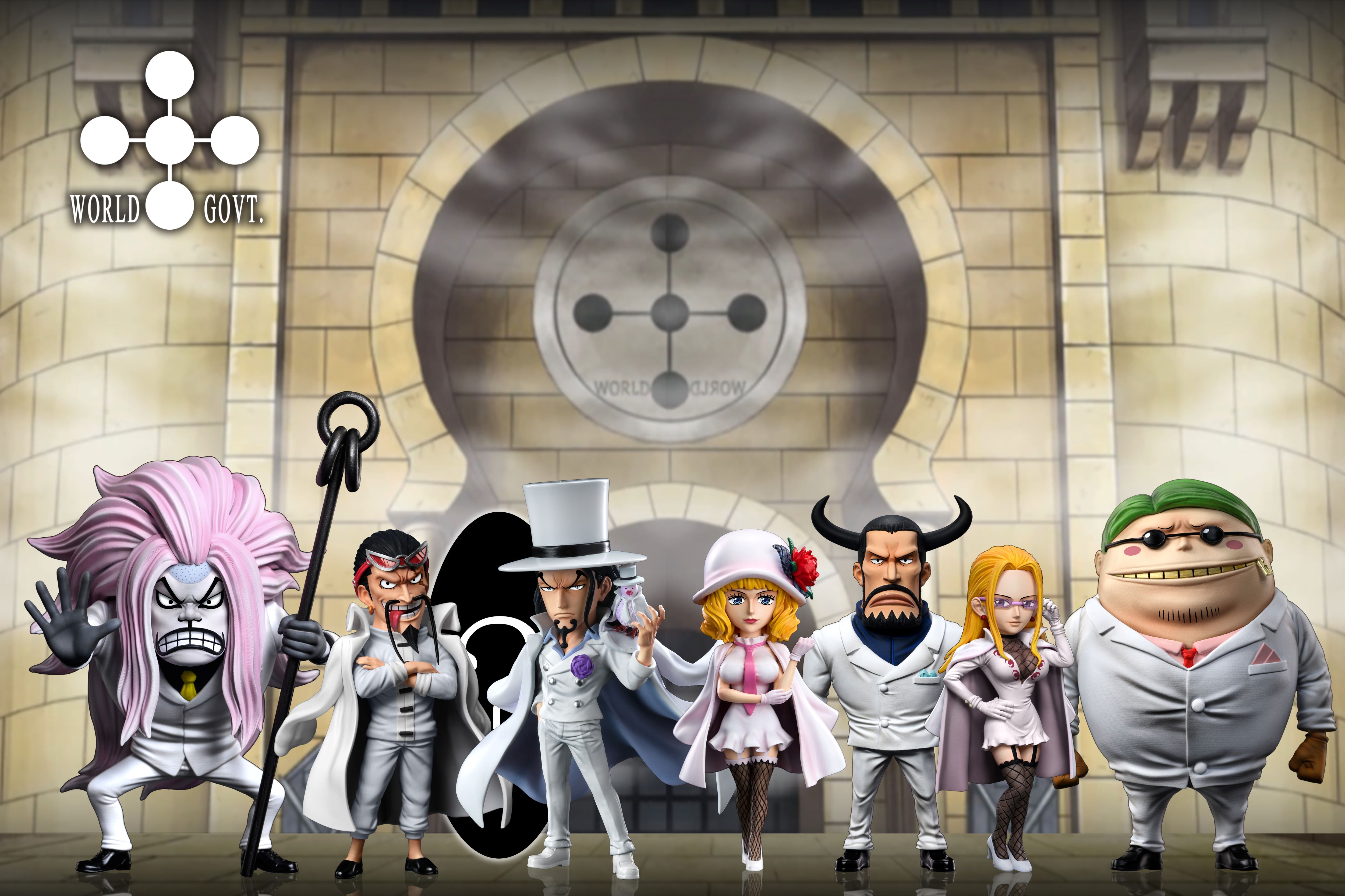 One Piece World Government CP0 7th Stussy statue GK,Y+ Studio,pre-sale