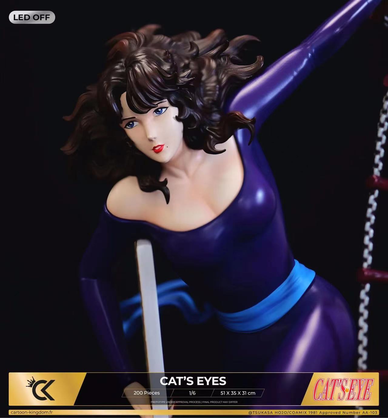 In stock-Cat's Eye Ru Kisugi & Hitomi Kisugi & Ai Kisugi 1/6 Statue GK (Authorized) Cartoon Kingdom Studio-KWII-GK