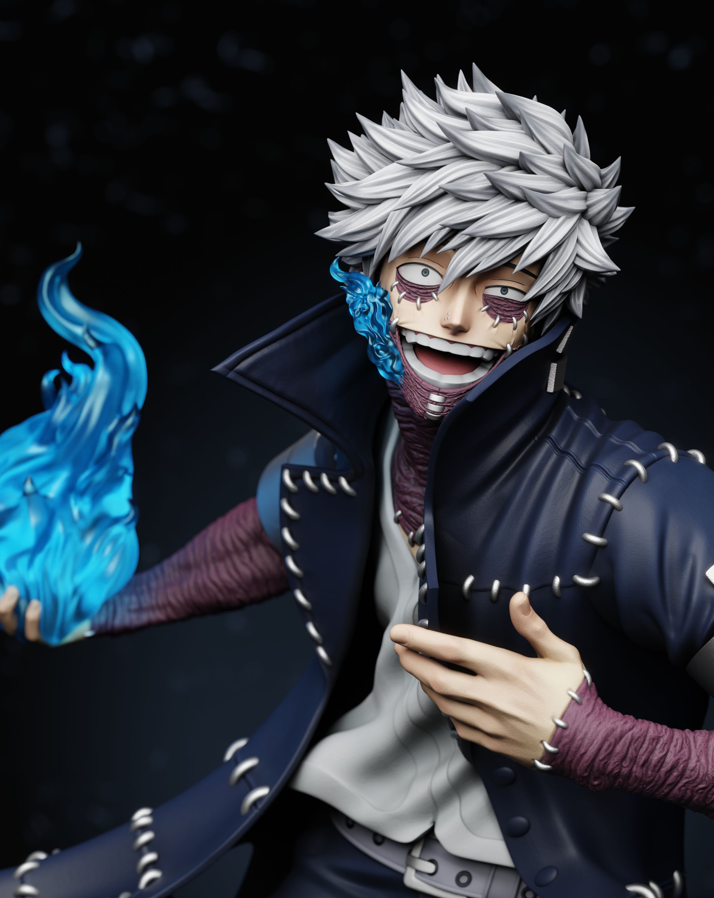 Dabi 1/4 statue GK with LED , Héroe Collectibles studio, pre-sale