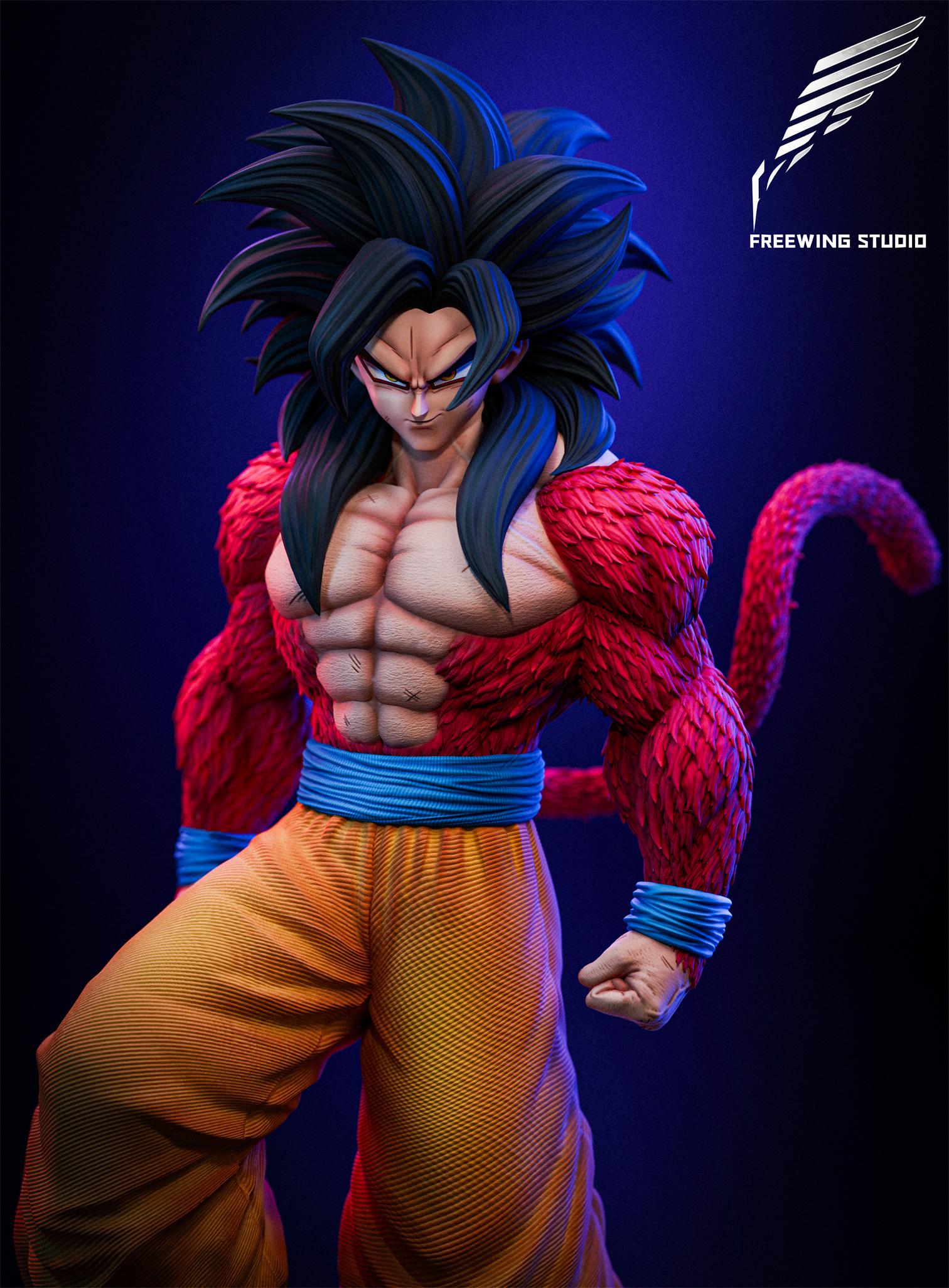 Dragon Ball Super Saiyan 4 Son Goku 1/2 Statue GK, Freewing Studio, Pre-sale