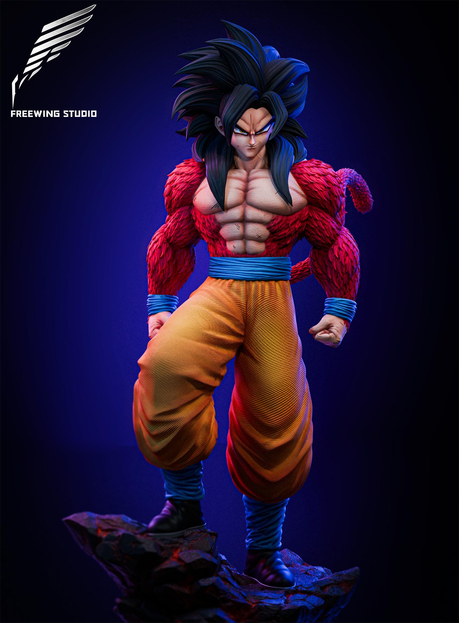 Dragon Ball Super Saiyan 4 Son Goku 1/2 Statue GK, Freewing Studio, Pre-sale