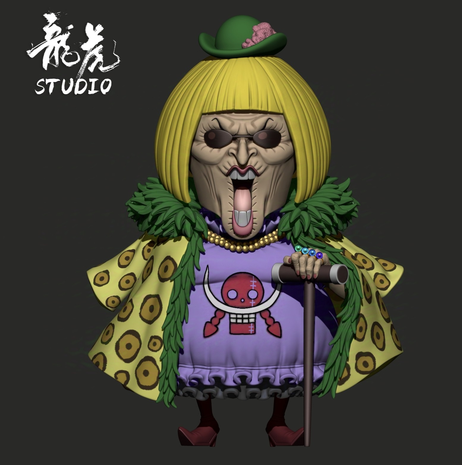 One Piece Oka Shichibukai Edward Wavier Statue GK, Long Hu Studio, Pre-sale