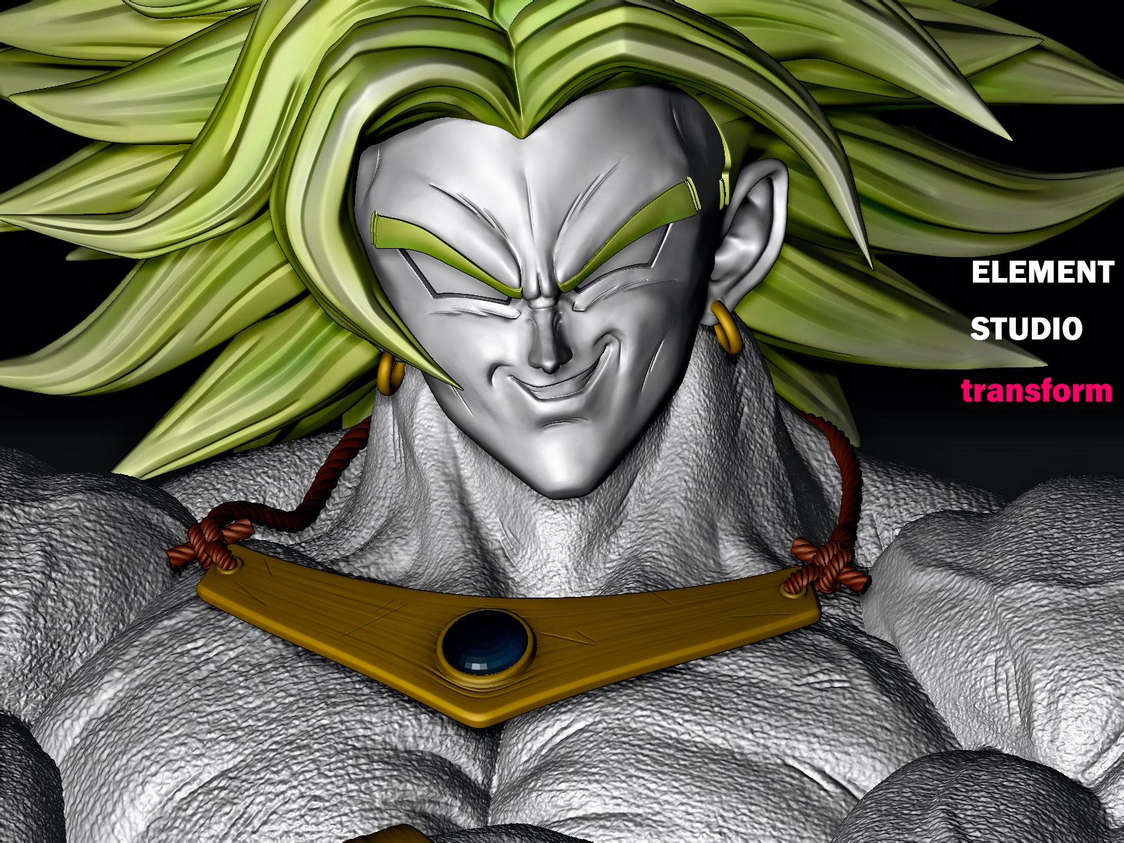 Dragon Ball Hugging Broly 1/6 Statue GK, ELEMENT Studio, Pre-sale