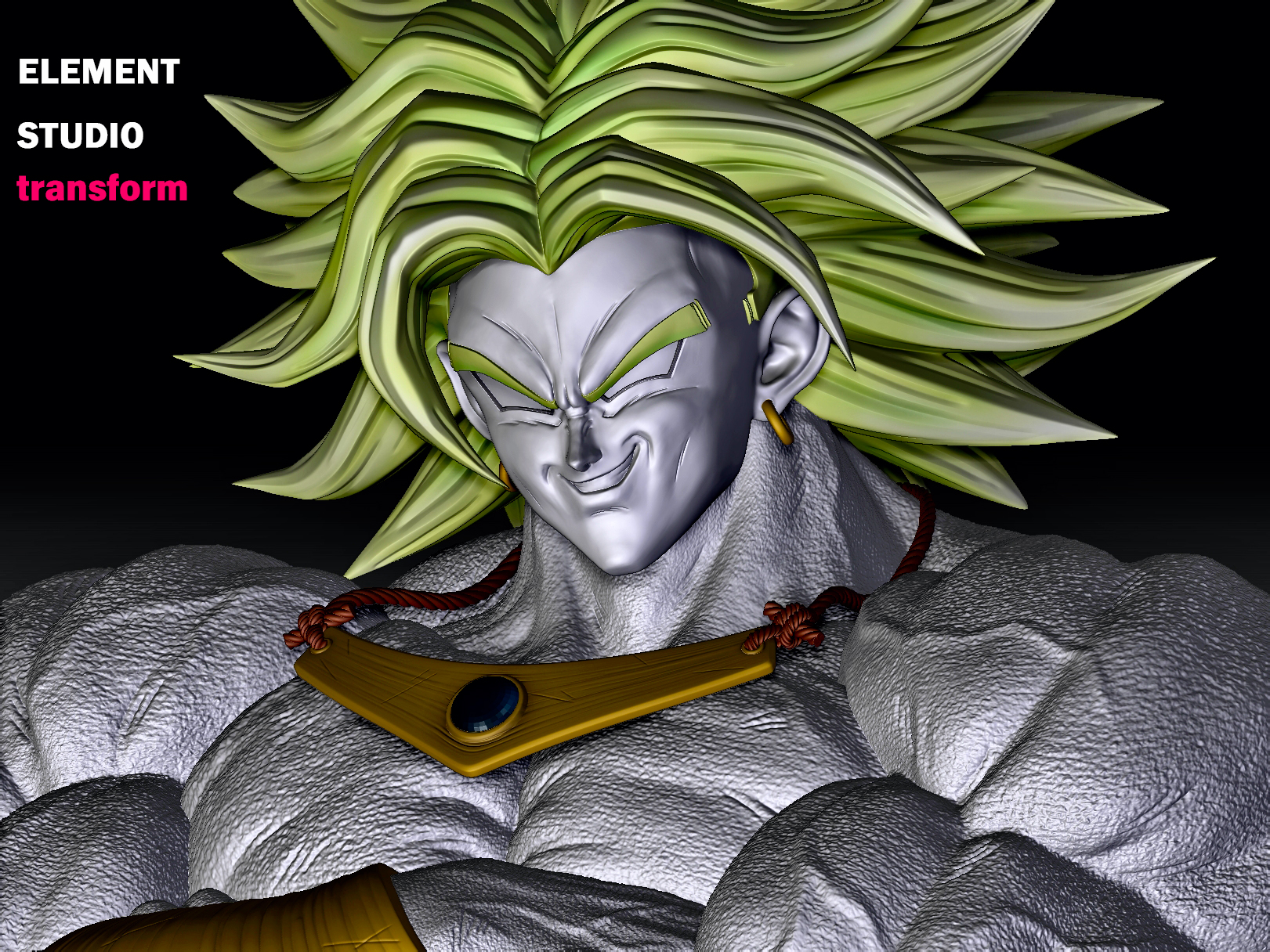 Dragon Ball Hugging Broly 1/6 Statue GK, ELEMENT Studio, Pre-sale