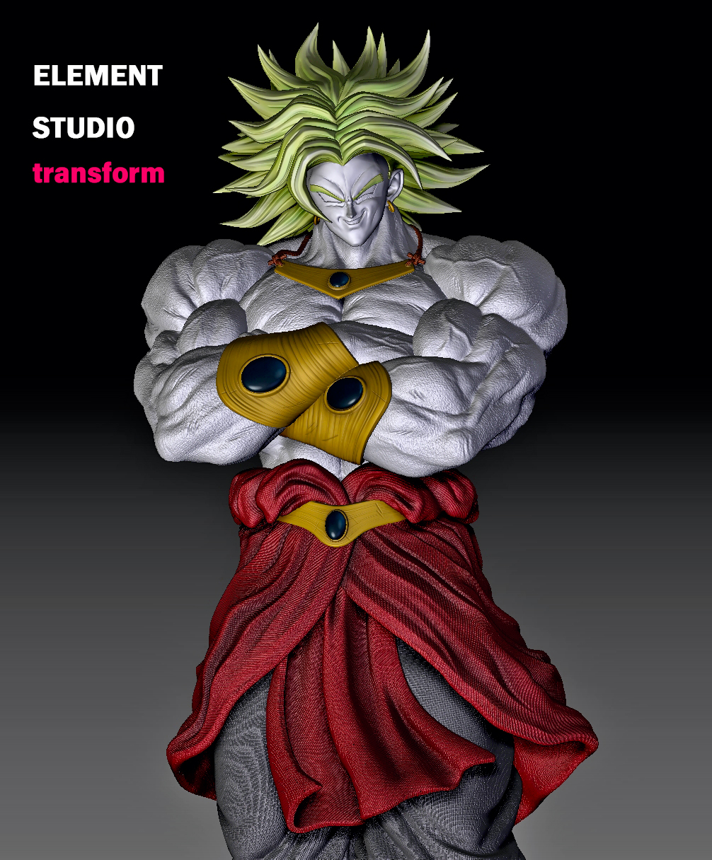 Dragon Ball Hugging Broly 1/6 Statue GK, ELEMENT Studio, Pre-sale