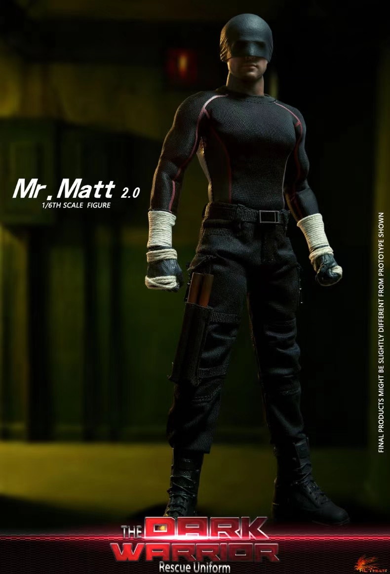 Marvel-Daredevil Dark Warrior Rescue Service  FD010N 1/6 Soldier Statue GK, Hot Heart Studio, Pre-sale-KWII-GK