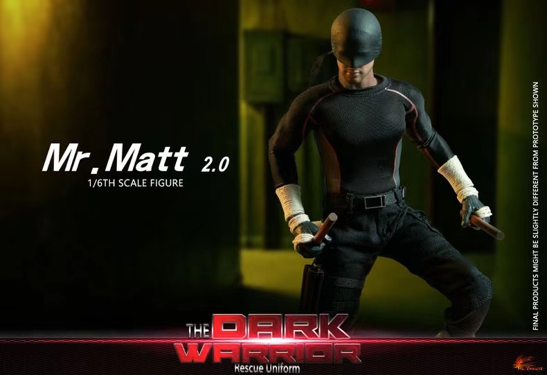 Marvel-Daredevil Dark Warrior Rescue Service  FD010N 1/6 Soldier Statue GK, Hot Heart Studio, Pre-sale-KWII-GK