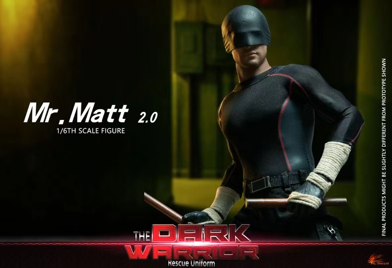 Marvel-Daredevil Dark Warrior Rescue Service  FD010N 1/6 Soldier Statue GK, Hot Heart Studio, Pre-sale-KWII-GK