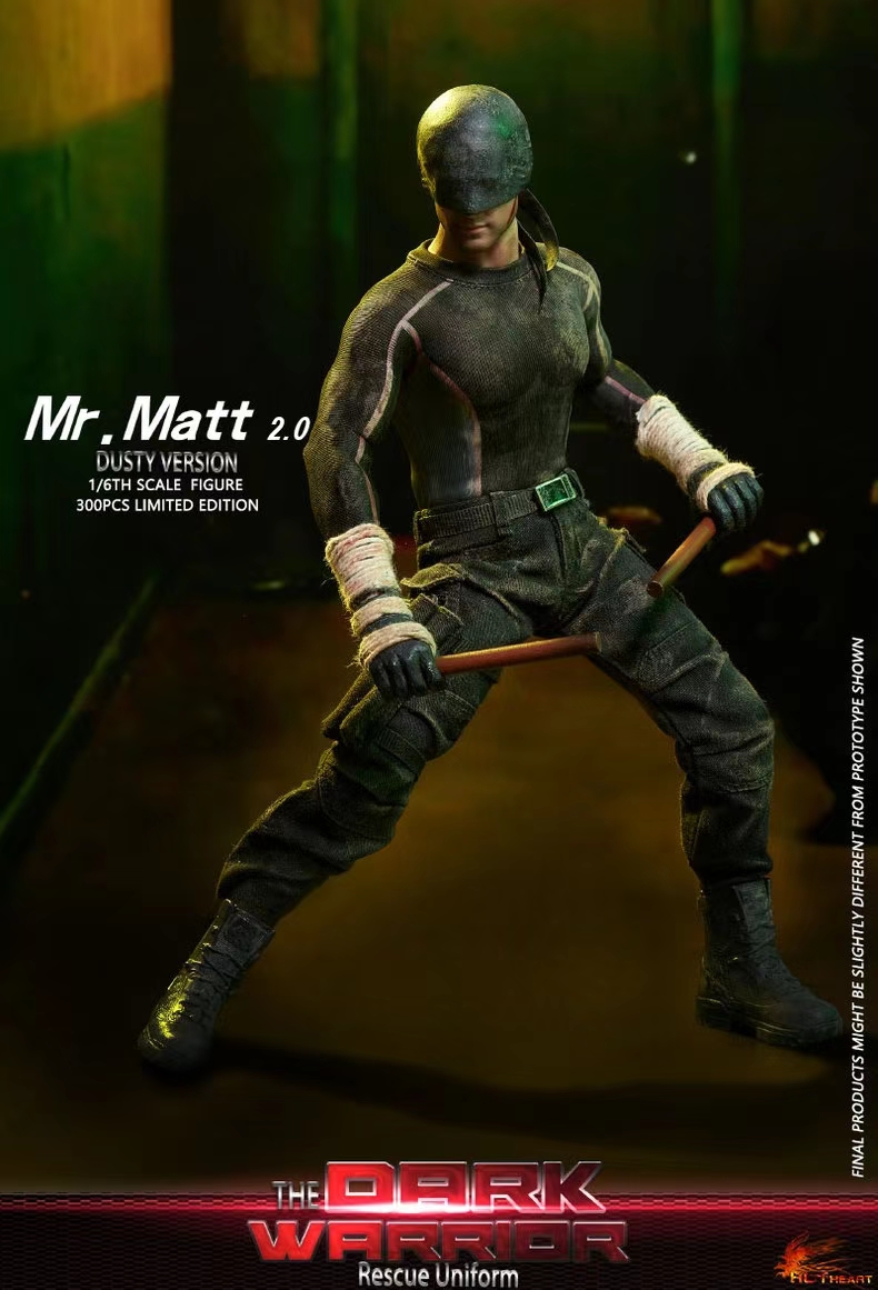 Marvel-Daredevil Dark Warrior Rescue Service  FD010N 1/6 Soldier Statue GK, Hot Heart Studio, Pre-sale-KWII-GK