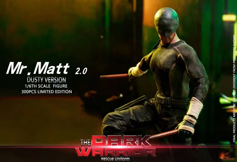 Marvel-Daredevil Dark Warrior Rescue Service  FD010N 1/6 Soldier Statue GK, Hot Heart Studio, Pre-sale-KWII-GK