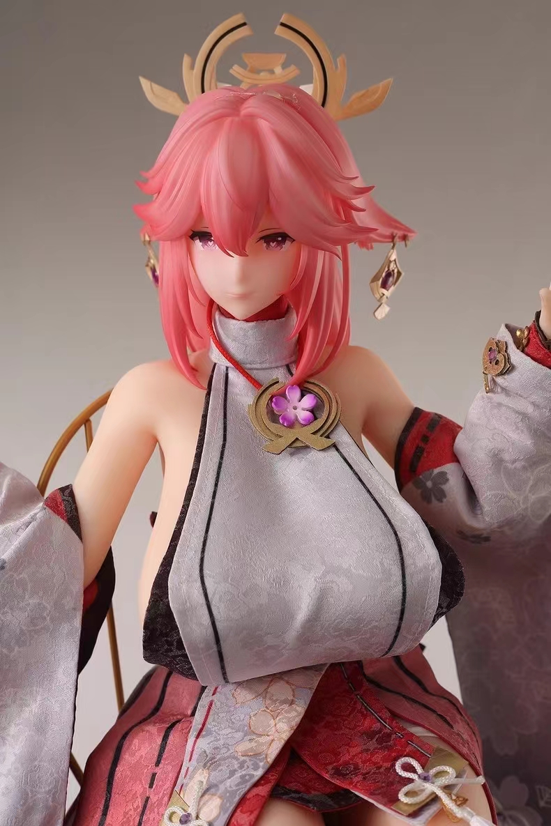 In stock - Genshin Impact Little Fox Yae Miko Action Figure Soldier Statue GK (Adult 18+), Yu Zhai Renxing Studio-KWII-GK