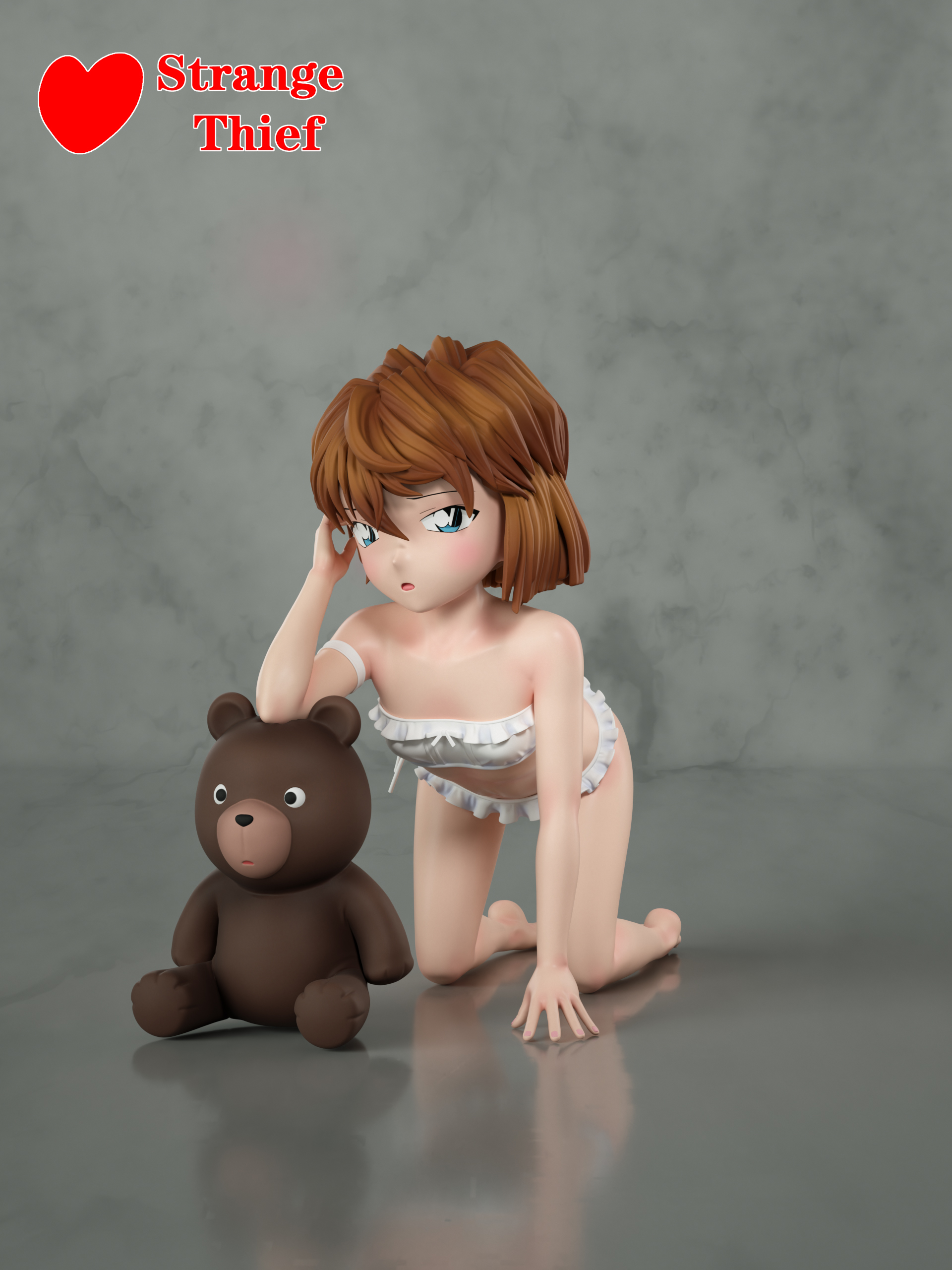 Detective Conan-Swimsuit Ai Haibara 1/6 & 1/4 Statue GK, ST Studio, Pre-sale