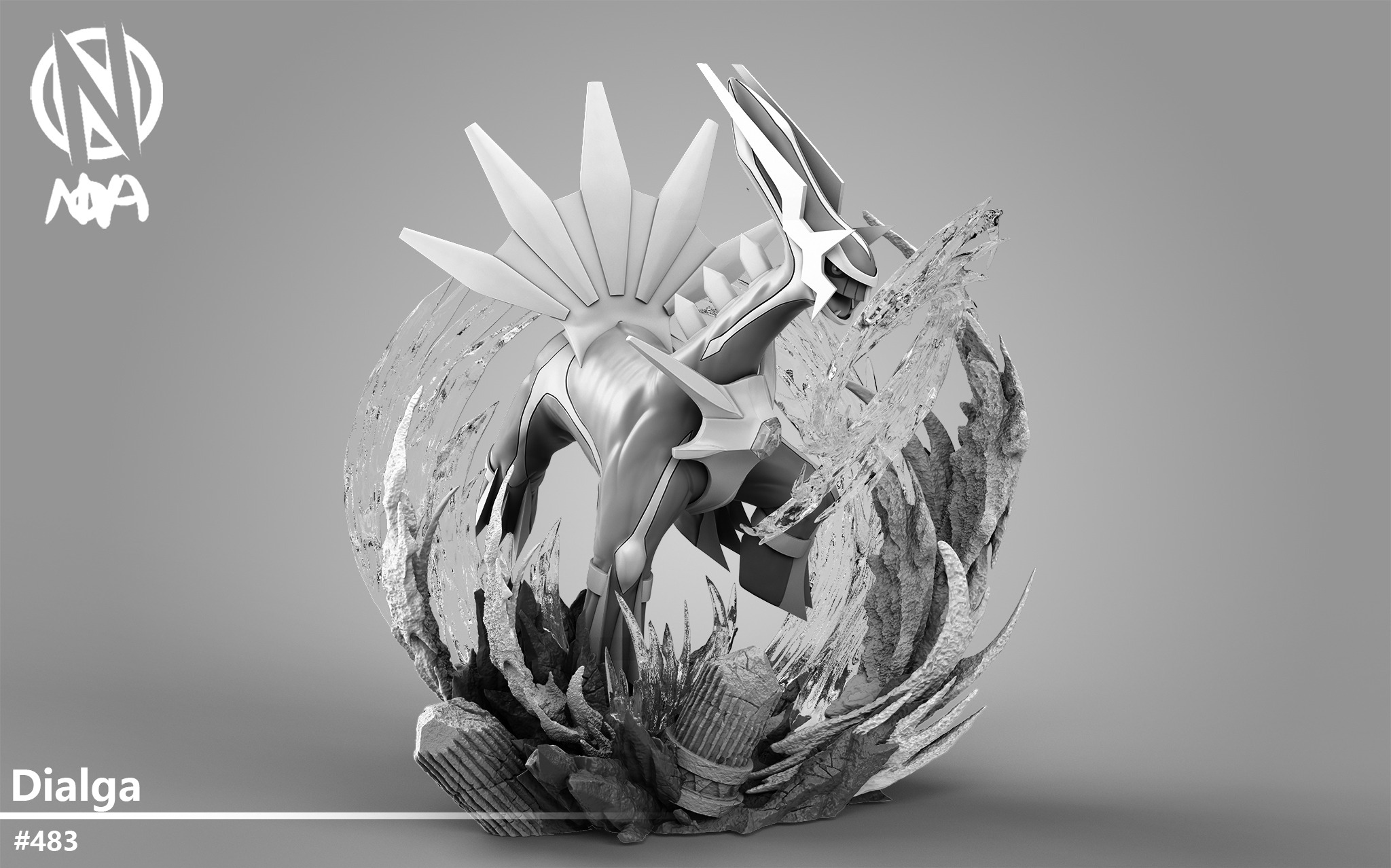 Pokémon Light Statue Series 1st Mewtwo Statue GK, NOVA Studio Pre-sale