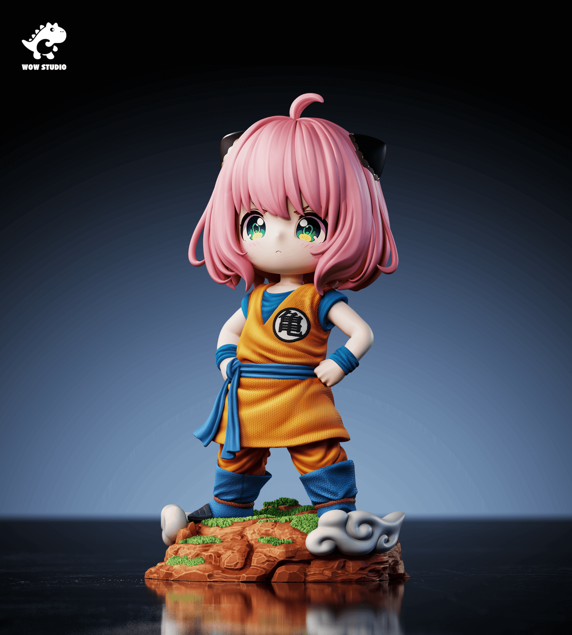 Spy x Family- Anya cos Son Goku Statue GK, WOW Studio Pre-sale