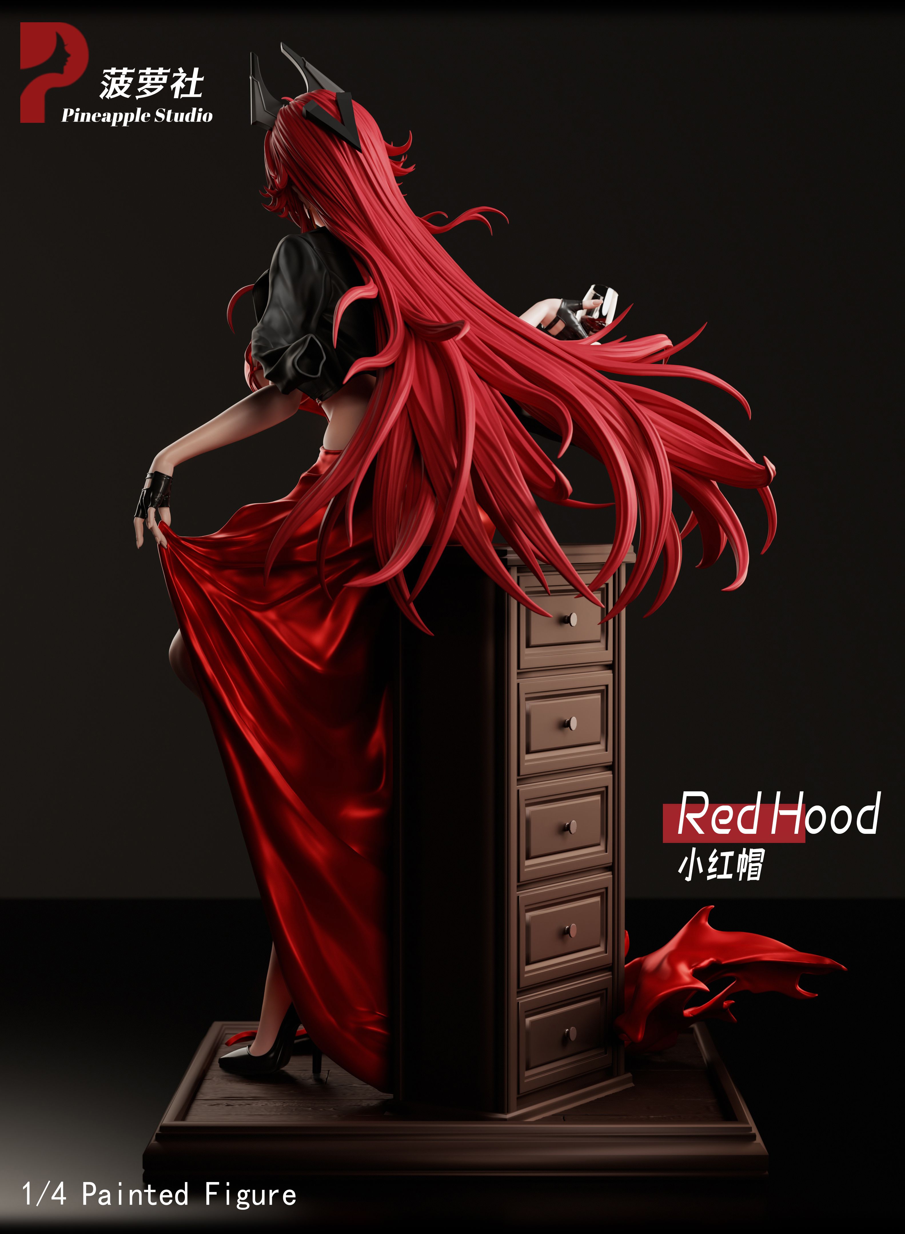 Victory Goddess Red hood 1/4 Statue GK - Pineapple Studio Pre-sale