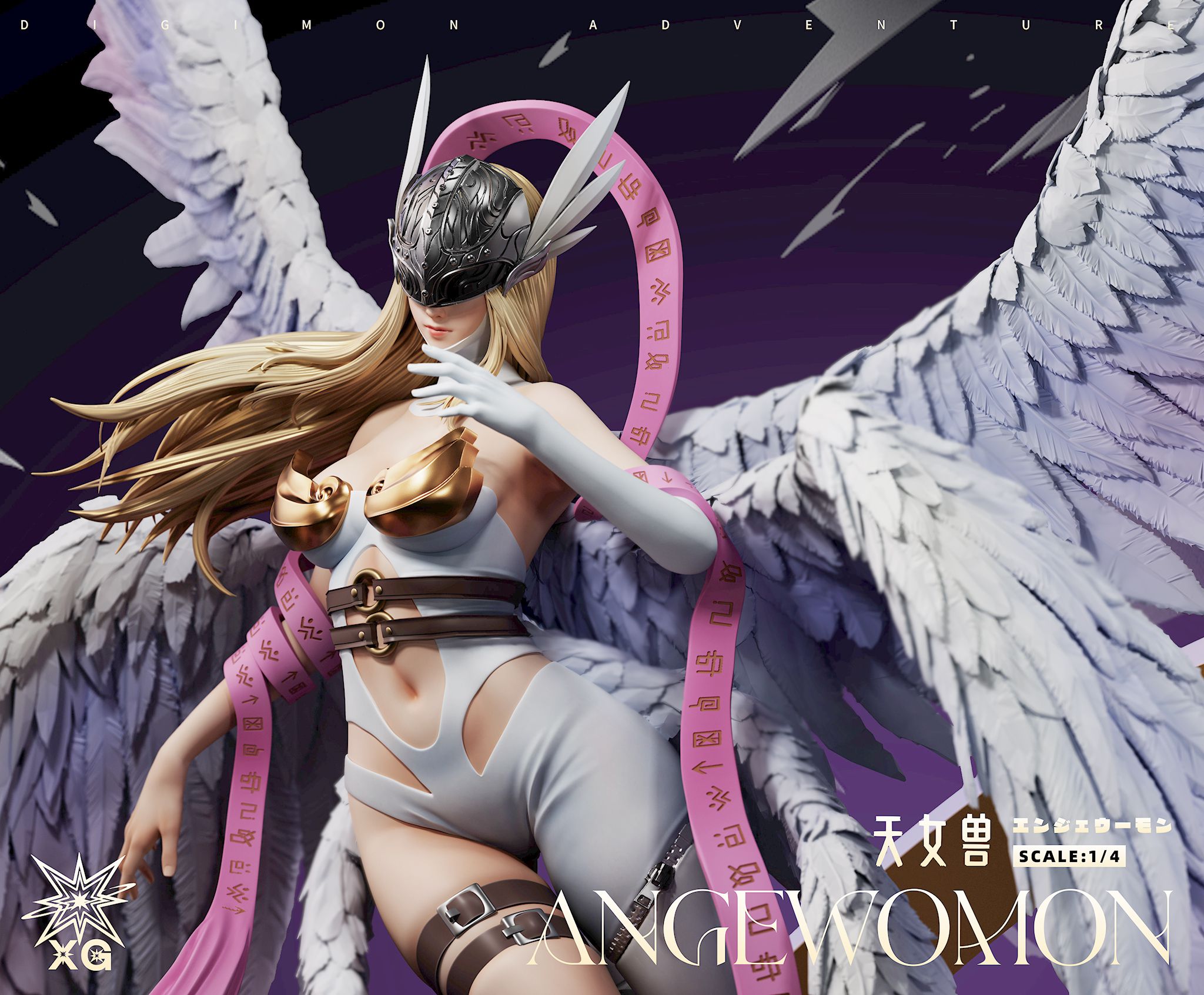 Digimon Angewomon 1/4 & 1/6 Statue GK -XG Studio, Pre-sale