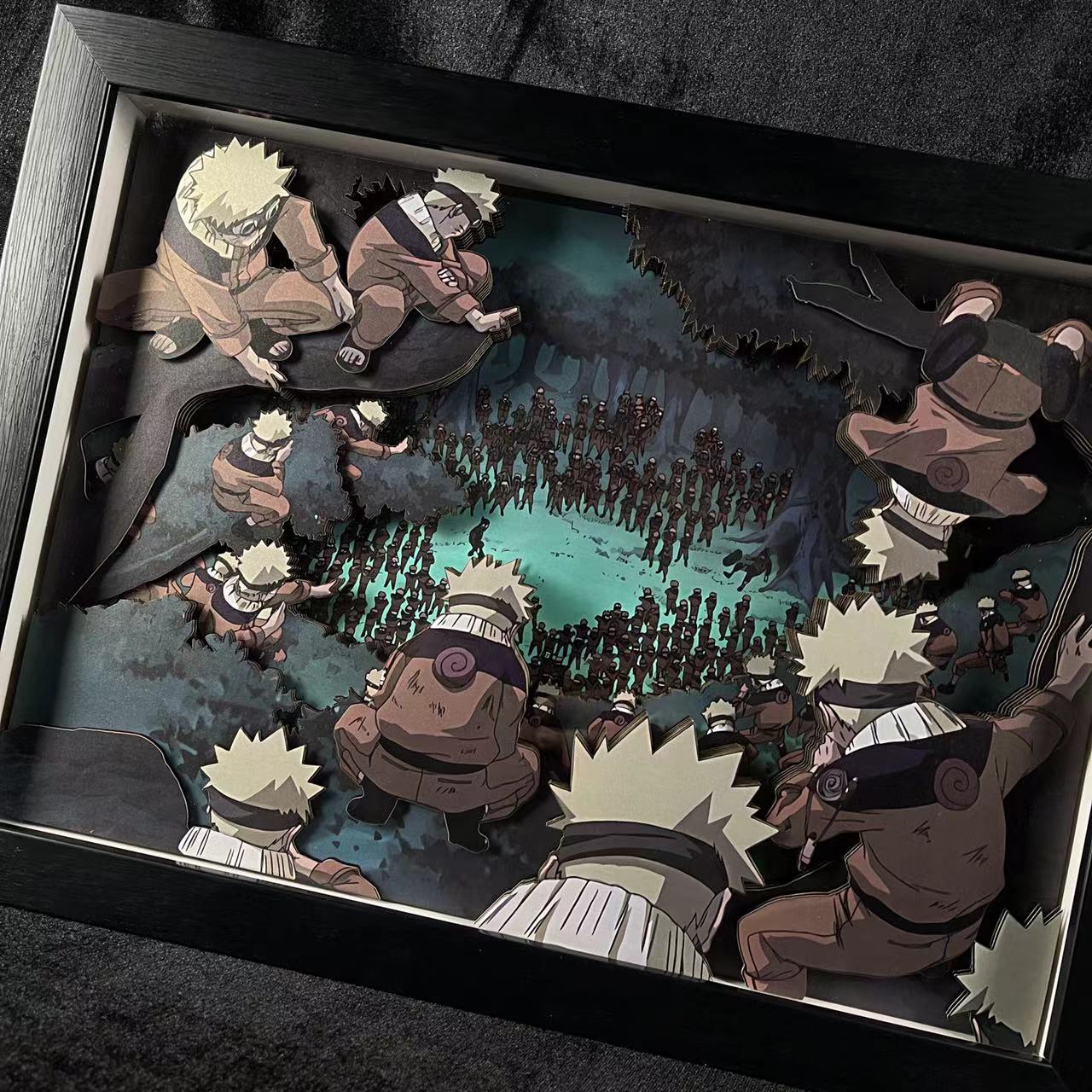 In stock- B&W Studio - Naruto - KKNM-003 Uzumaki Naruto scene decoration painting