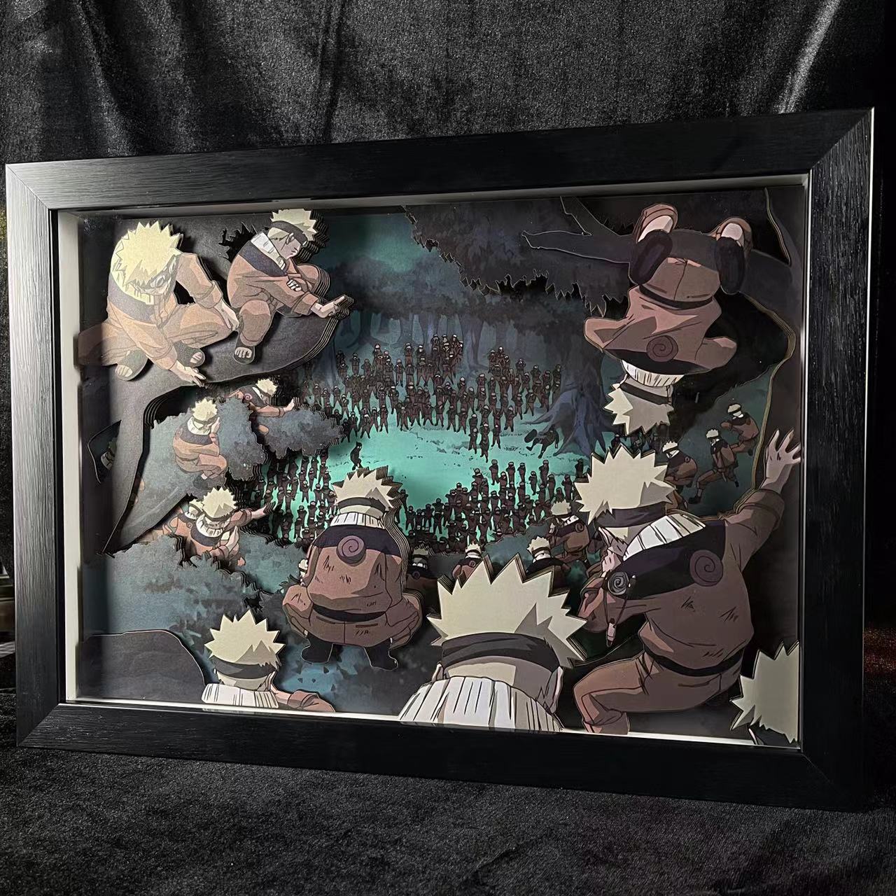 In stock- B&W Studio - Naruto - KKNM-003 Uzumaki Naruto scene decoration painting