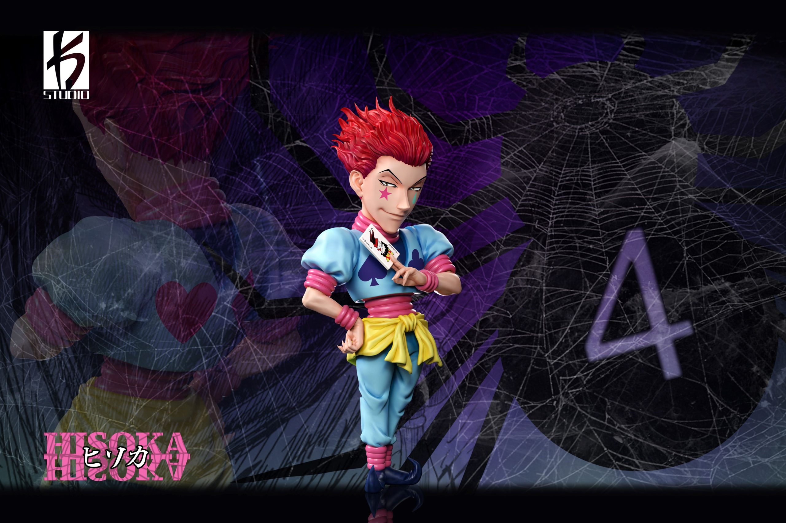 Hunter x Hunter 21 Phantom Troupe Hisoka Morro Statue GK -KS Studio Pre-sale