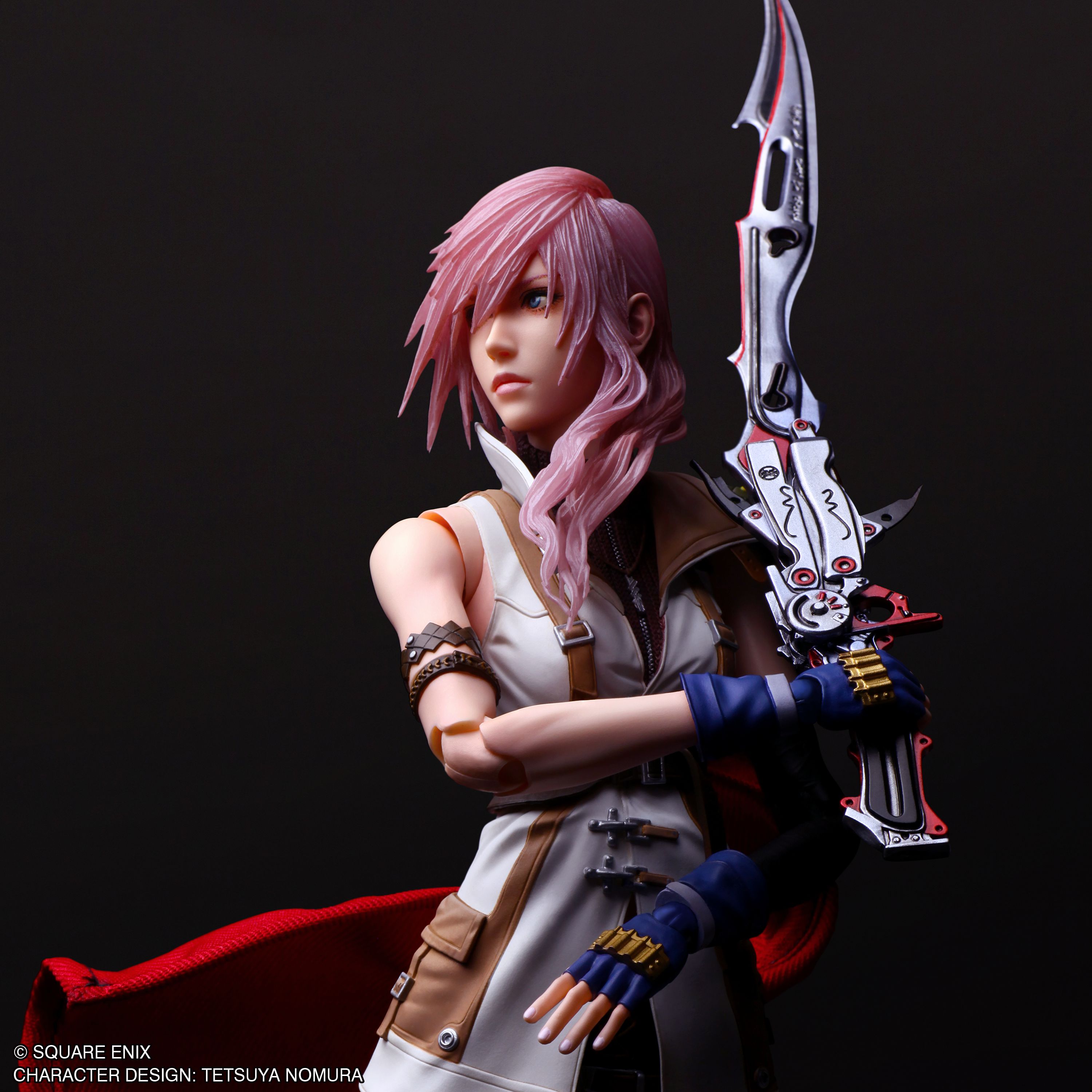 Final Fantasy 13 PLAY ARTS Modified Action Figure Thunder Soldier Statue GK -SQUARE ENIX Studio Pre-sale-KWII-GK