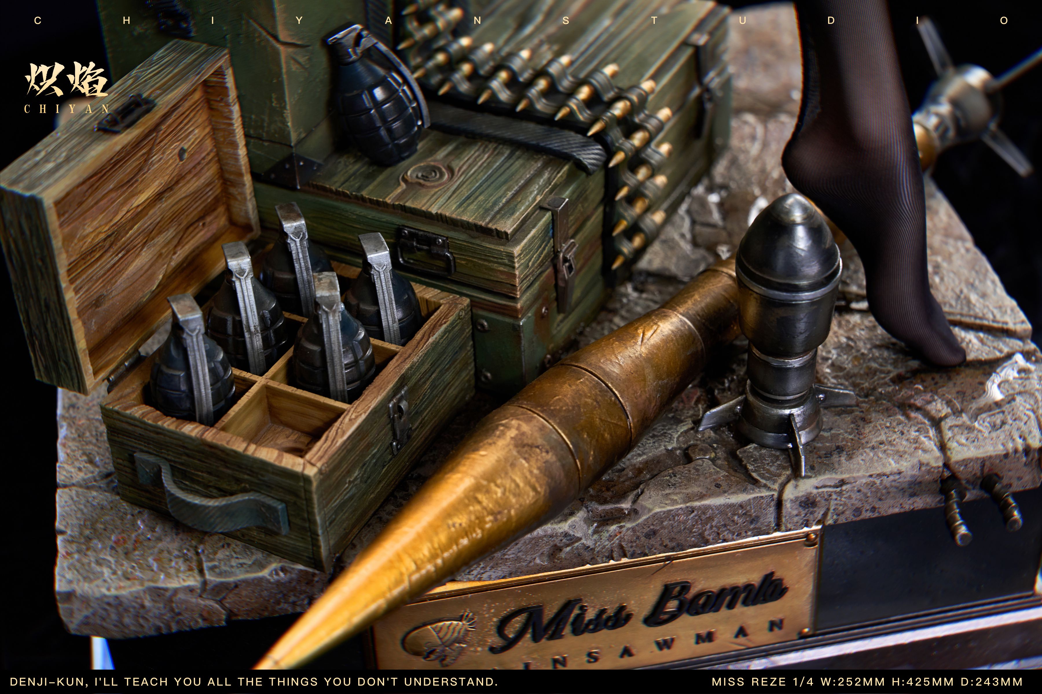 Chainsaw Man Bomb Lady Raiza 1/4 Statue GK -CHIYAN Studio Pre-sale