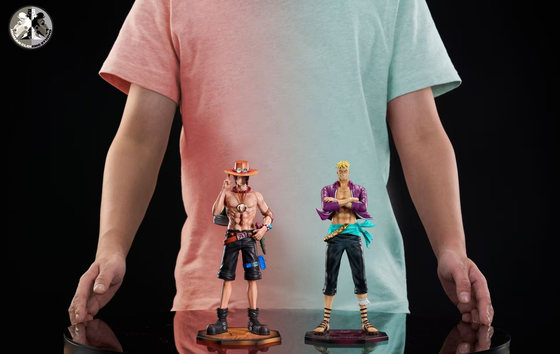 One Piece -Captain of the Whitebeard Pirates - Marco & Portgas D. Ace Statue GK - Clone Studio Pre-sale-KWII-GK