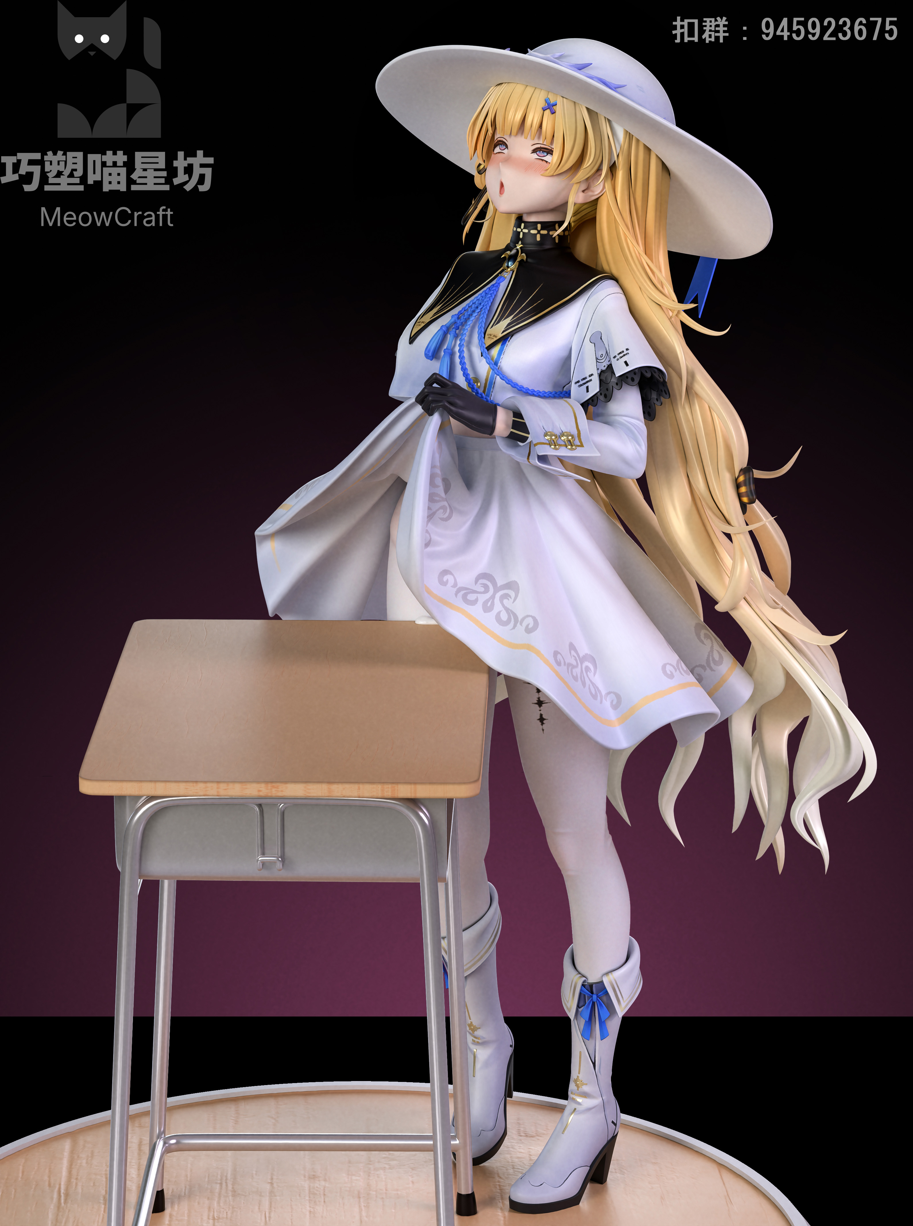 Howling Waves Phoebe After School 1/6 Statue GK - MeowCraft Studio Pre-sale
