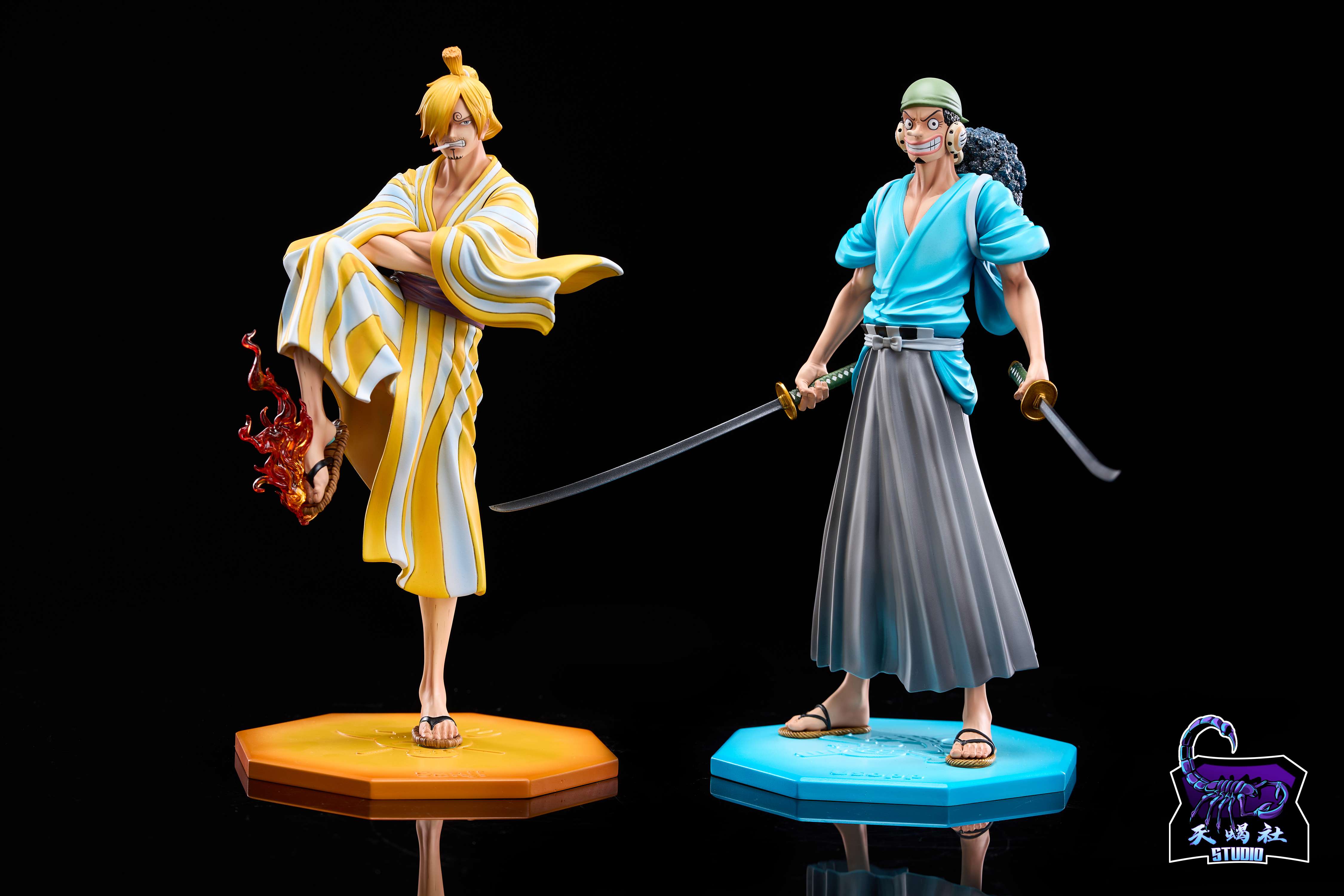 One Piece WA Sanji and WA Usopp Statue GK- Tianxiesha Studio Pre-sale