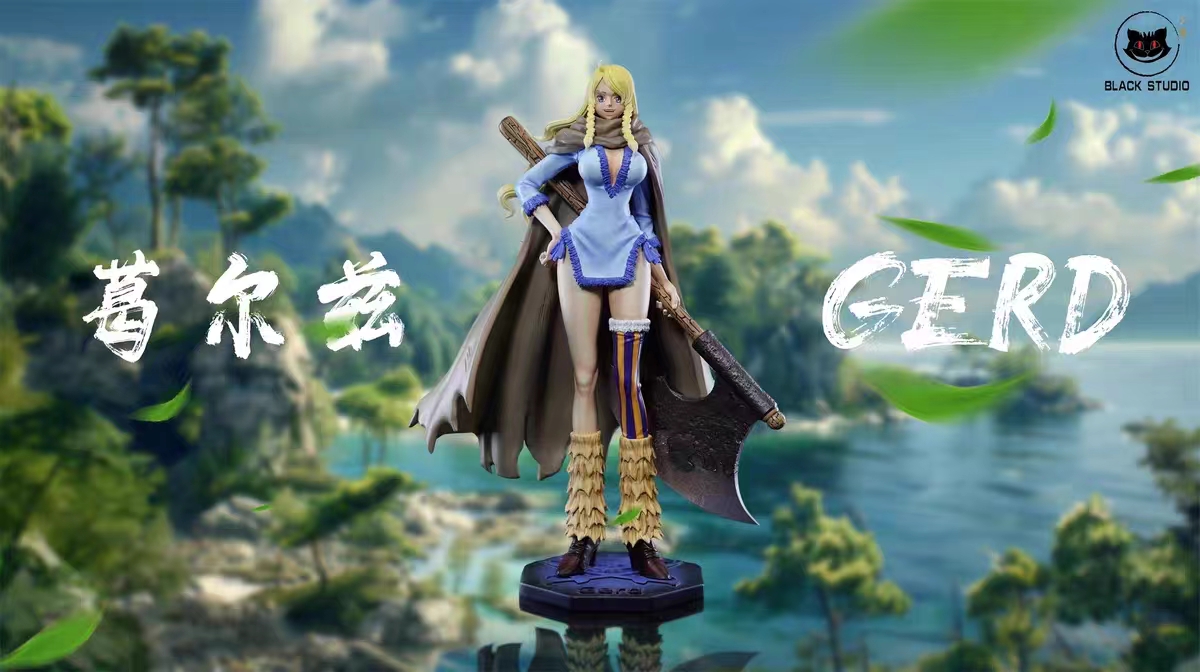 One Piece New Giant Warrior Pirate 01 Gerth Statue GK- Black Studio Pre-sale