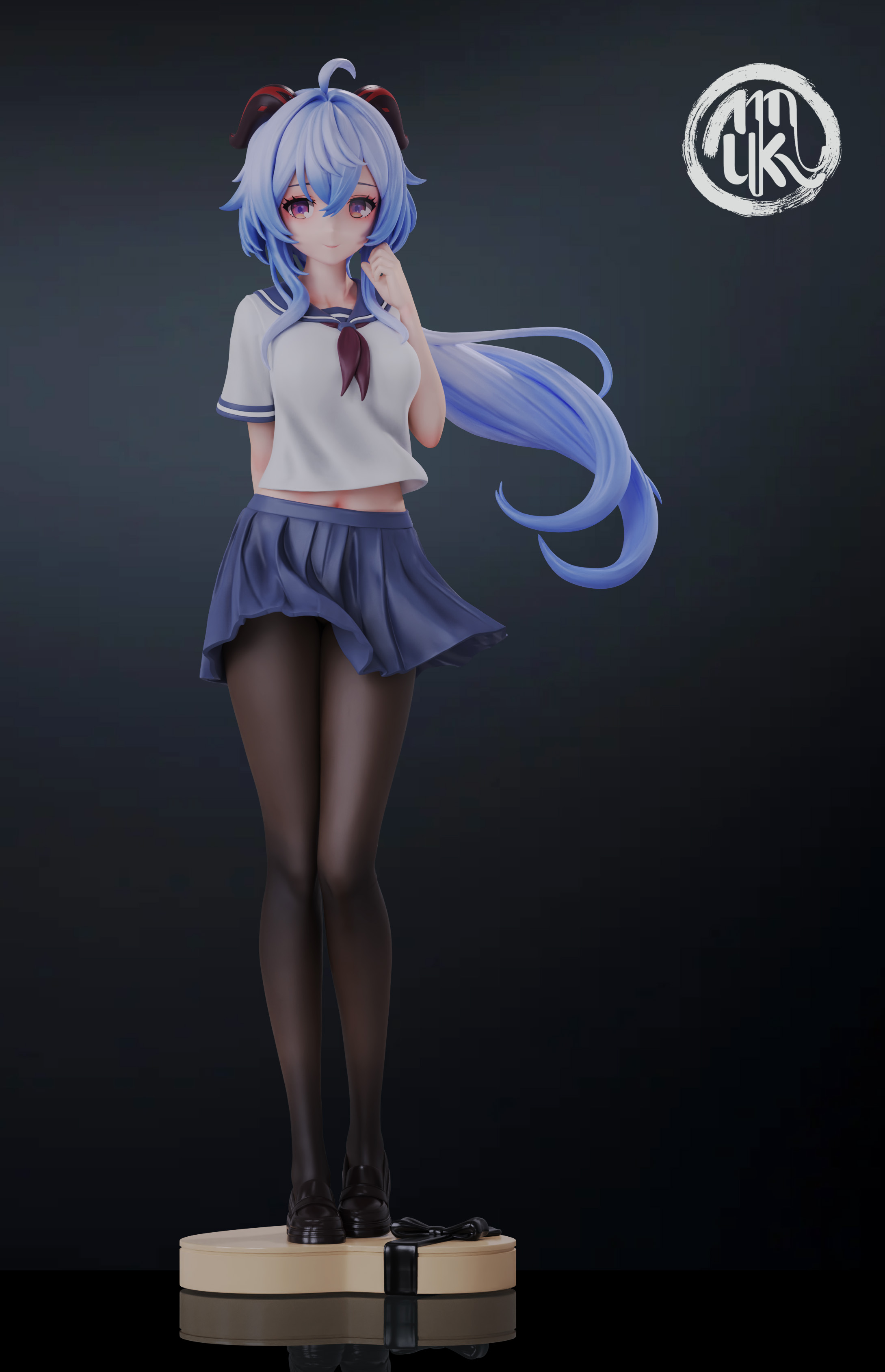 Genshin Impact JK Confession to Ganyu 1/6 Statue GK - MoKu Studio Pre-sale