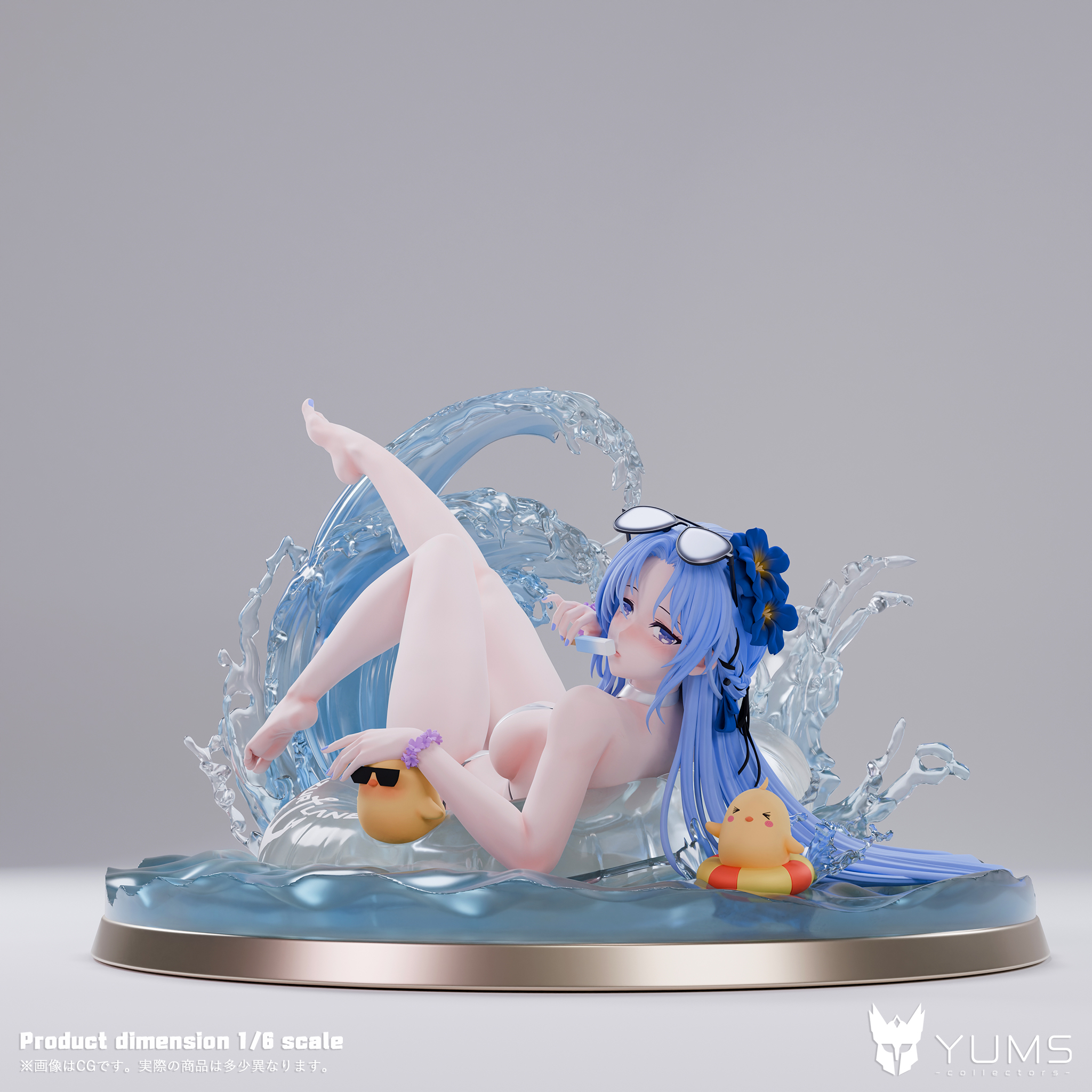 Azur Lane Summer Sacrament Alsace & Locker Room Lechery Mogador Statue (GK) Figure(Adult 18+)-YUMS-Collectors Studio Pre-sale-KWII-GK