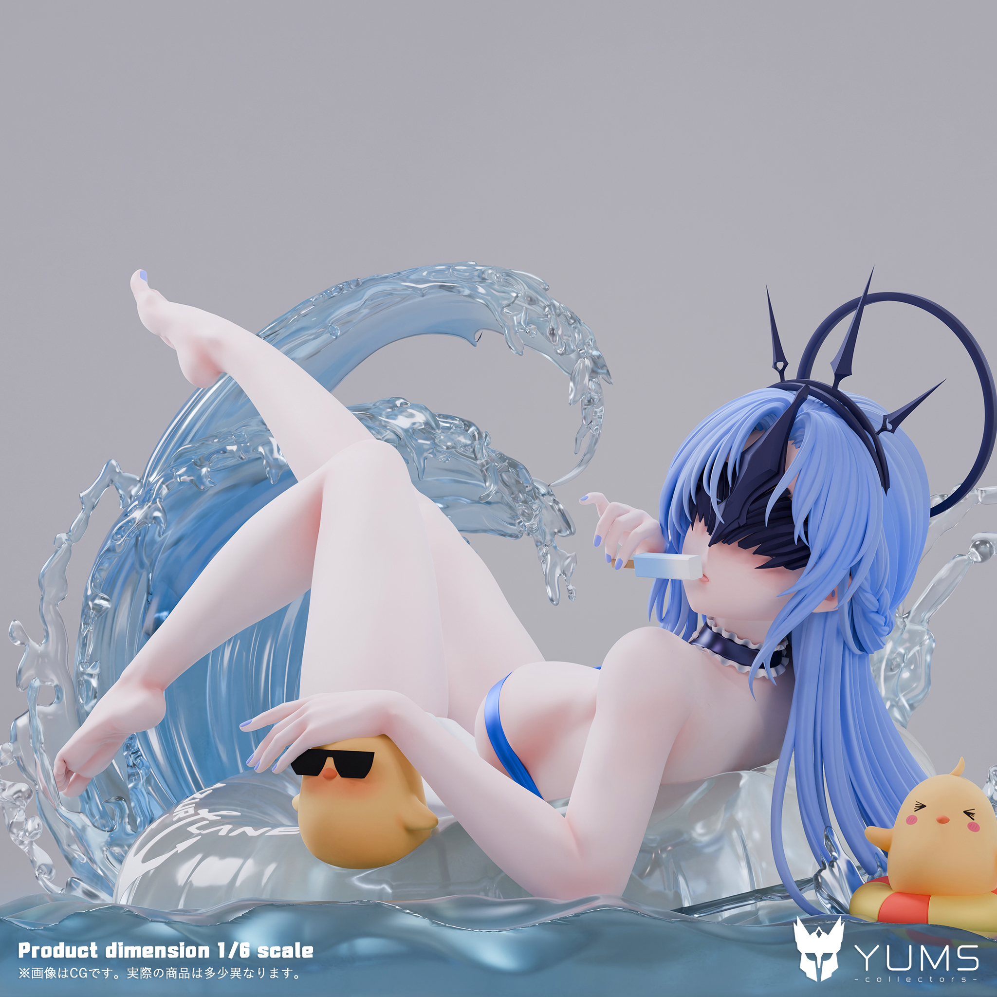 Azur Lane Summer Sacrament Alsace & Locker Room Lechery Mogador Statue (GK) Figure(Adult 18+)-YUMS-Collectors Studio Pre-sale-KWII-GK