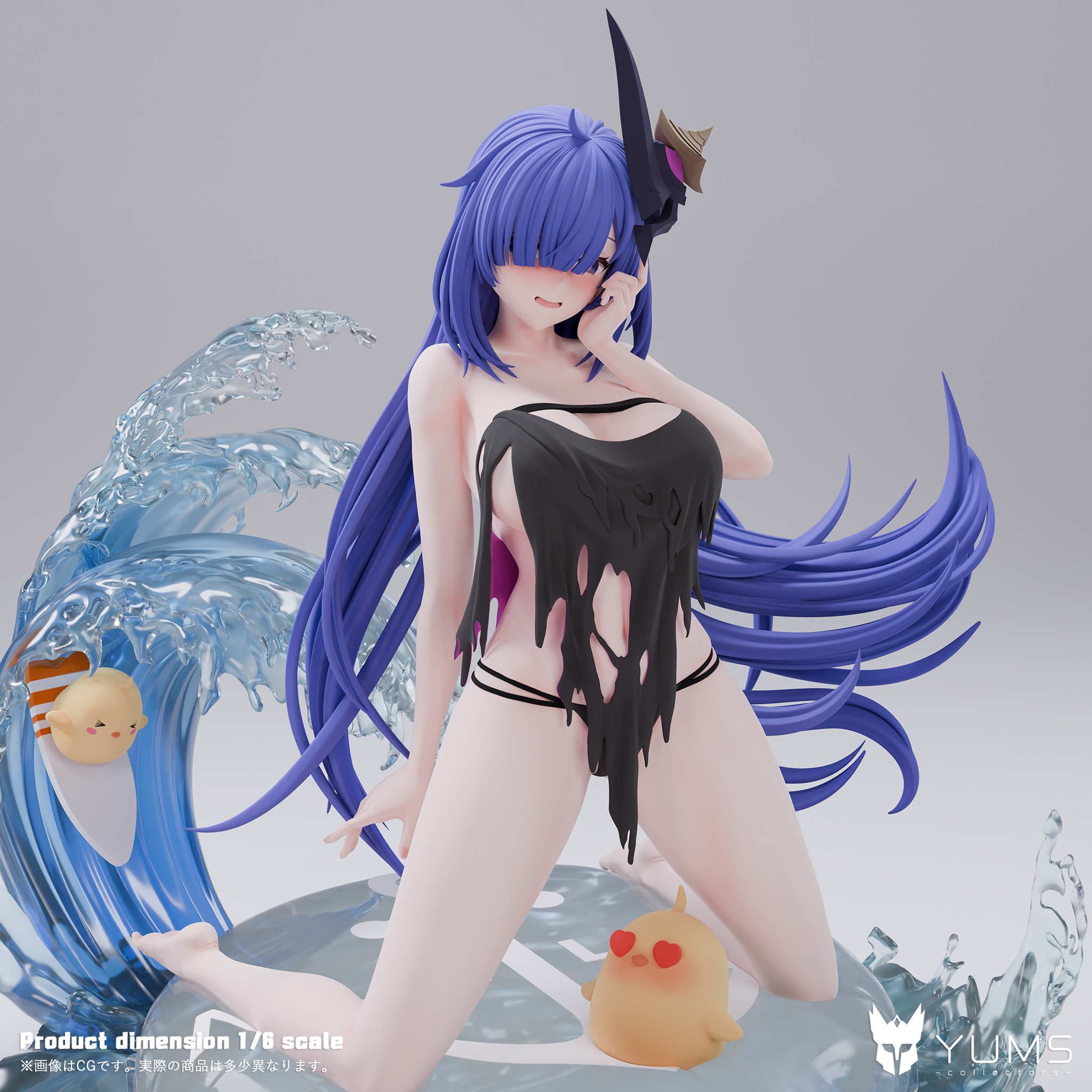 Azur Lane Summer Sacrament Alsace & Locker Room Lechery Mogador Statue (GK) Figure(Adult 18+)-YUMS-Collectors Studio Pre-sale-KWII-GK