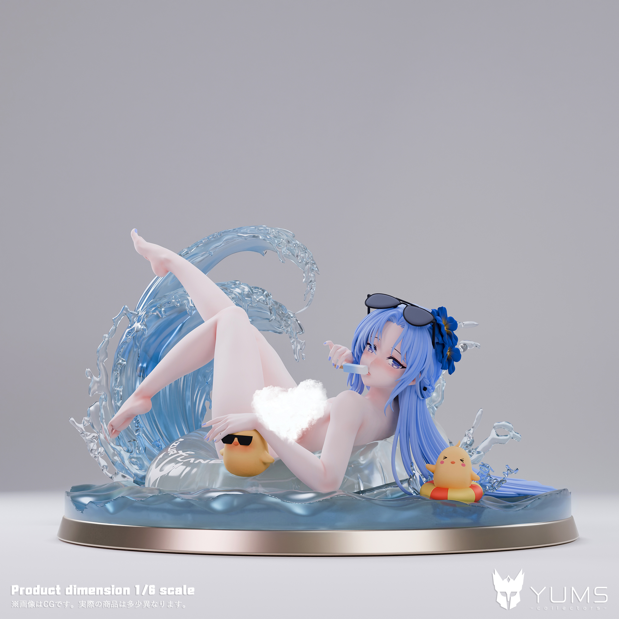 Azur Lane Summer Sacrament Alsace & Locker Room Lechery Mogador Statue (GK) Figure(Adult 18+)-YUMS-Collectors Studio Pre-sale-KWII-GK