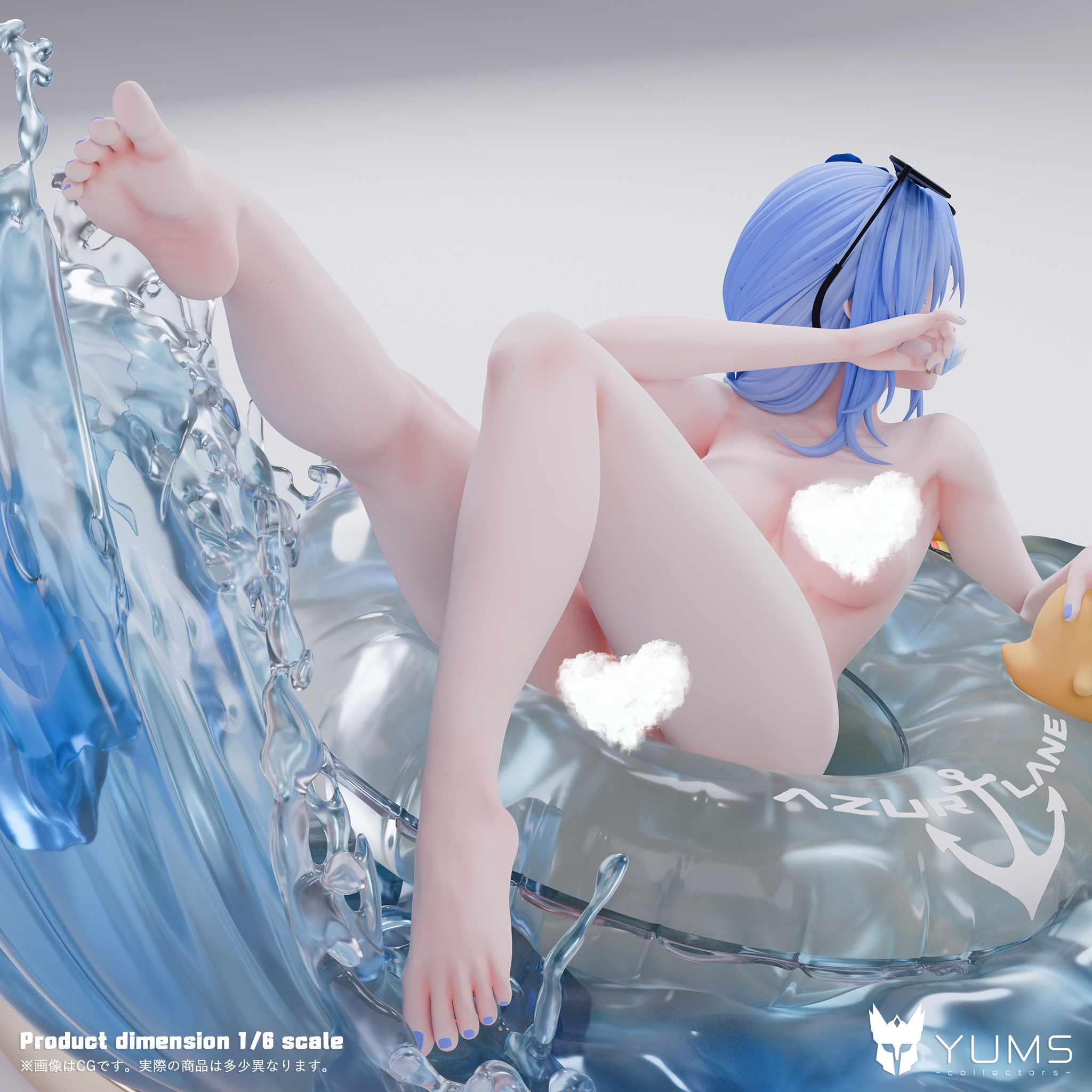 Azur Lane Summer Sacrament Alsace & Locker Room Lechery Mogador Statue (GK) Figure(Adult 18+)-YUMS-Collectors Studio Pre-sale-KWII-GK