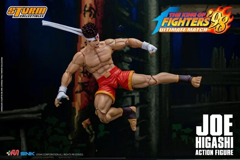 In stock-King of Fighters 98 JOE HIGASHI 1/12  Action Figure (licensed)-Storm Toys
