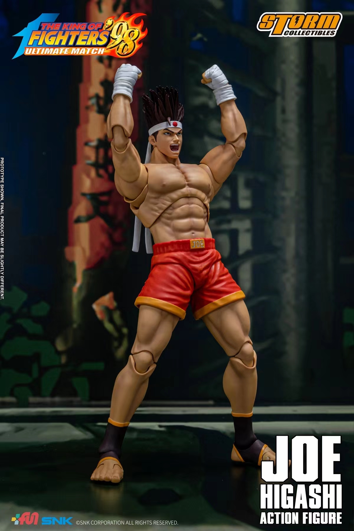 In stock-King of Fighters 98 JOE HIGASHI 1/12  Action Figure (licensed)-Storm Toys