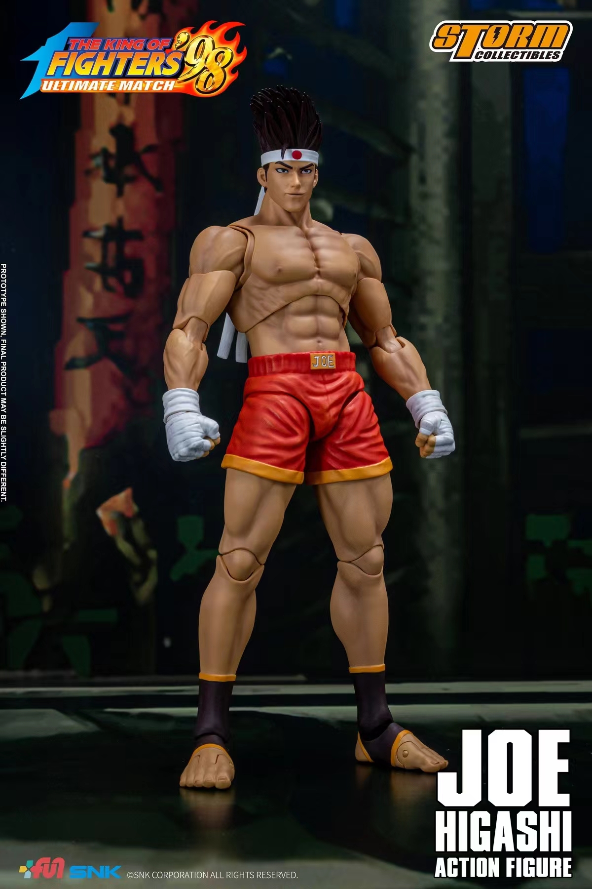In stock-King of Fighters 98 JOE HIGASHI 1/12  Action Figure (licensed)-Storm Toys