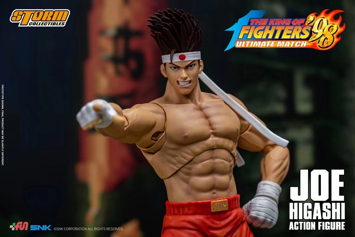 In stock-King of Fighters 98 JOE HIGASHI 1/12  Action Figure (licensed)-Storm Toys