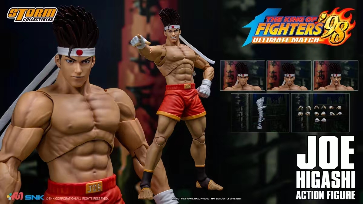 In stock-King of Fighters 98 JOE HIGASHI 1/12  Action Figure (licensed)-Storm Toys