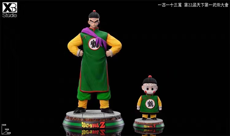 In stock-Dragon Ball Tien Shinhan & Chiaotzu statue GK-XBD Studio