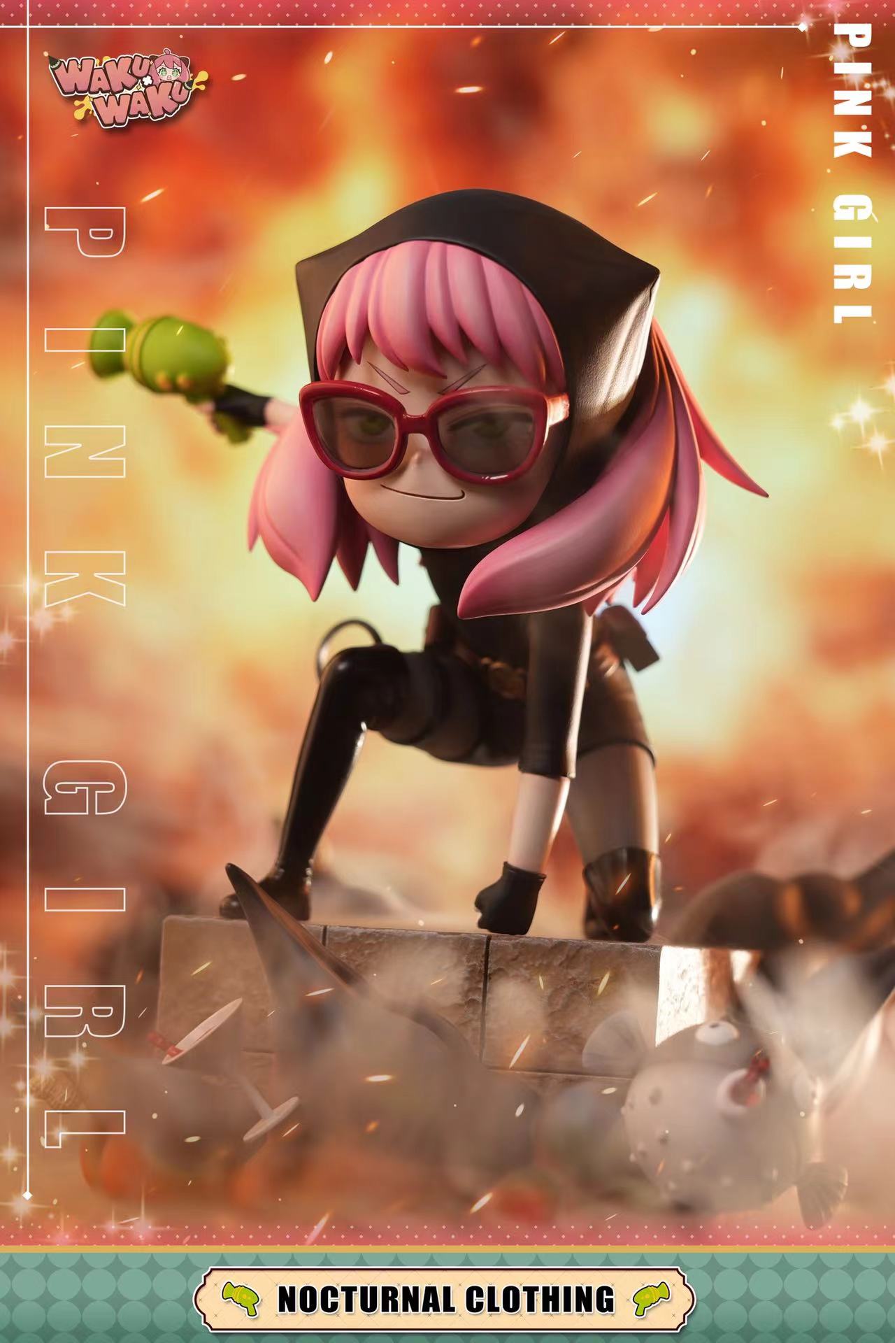 SPY X FAMILY - Black clothes Anya statue GK-WAKUWAKU Studio Pre-sale