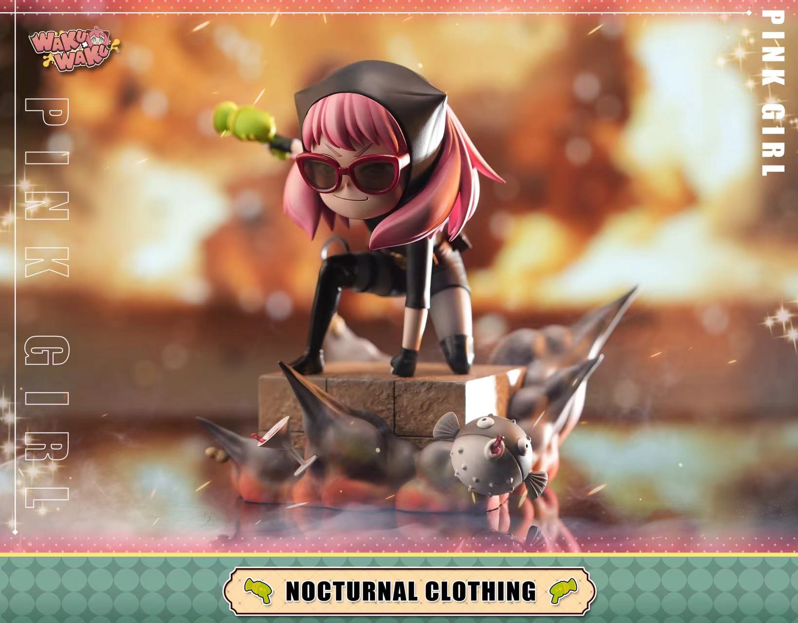 SPY X FAMILY - Black clothes Anya statue GK-WAKUWAKU Studio Pre-sale