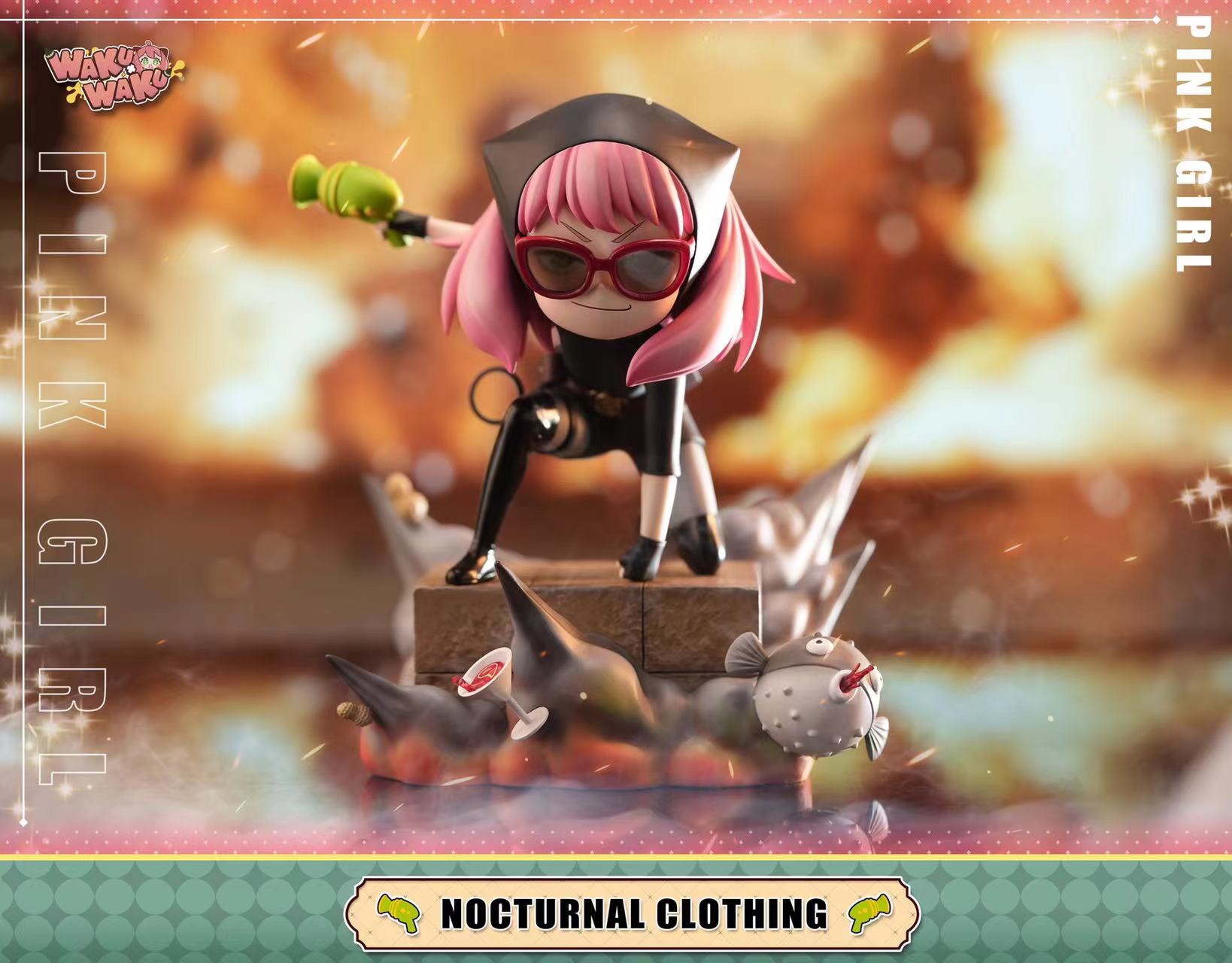 SPY X FAMILY - Black clothes Anya statue GK-WAKUWAKU Studio Pre-sale