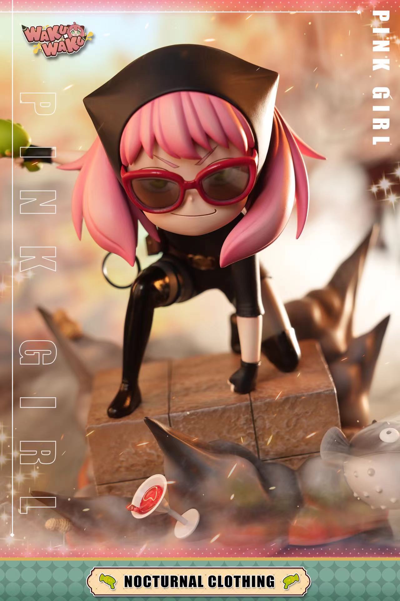 SPY X FAMILY - Black clothes Anya statue GK-WAKUWAKU Studio Pre-sale